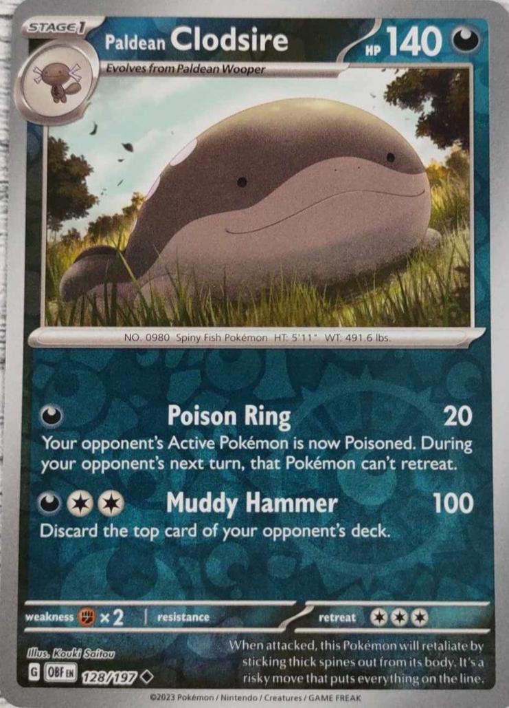 Paldean Clodsire - 128/197