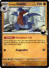 Cynthia's Gabite (Cosmos Holo)