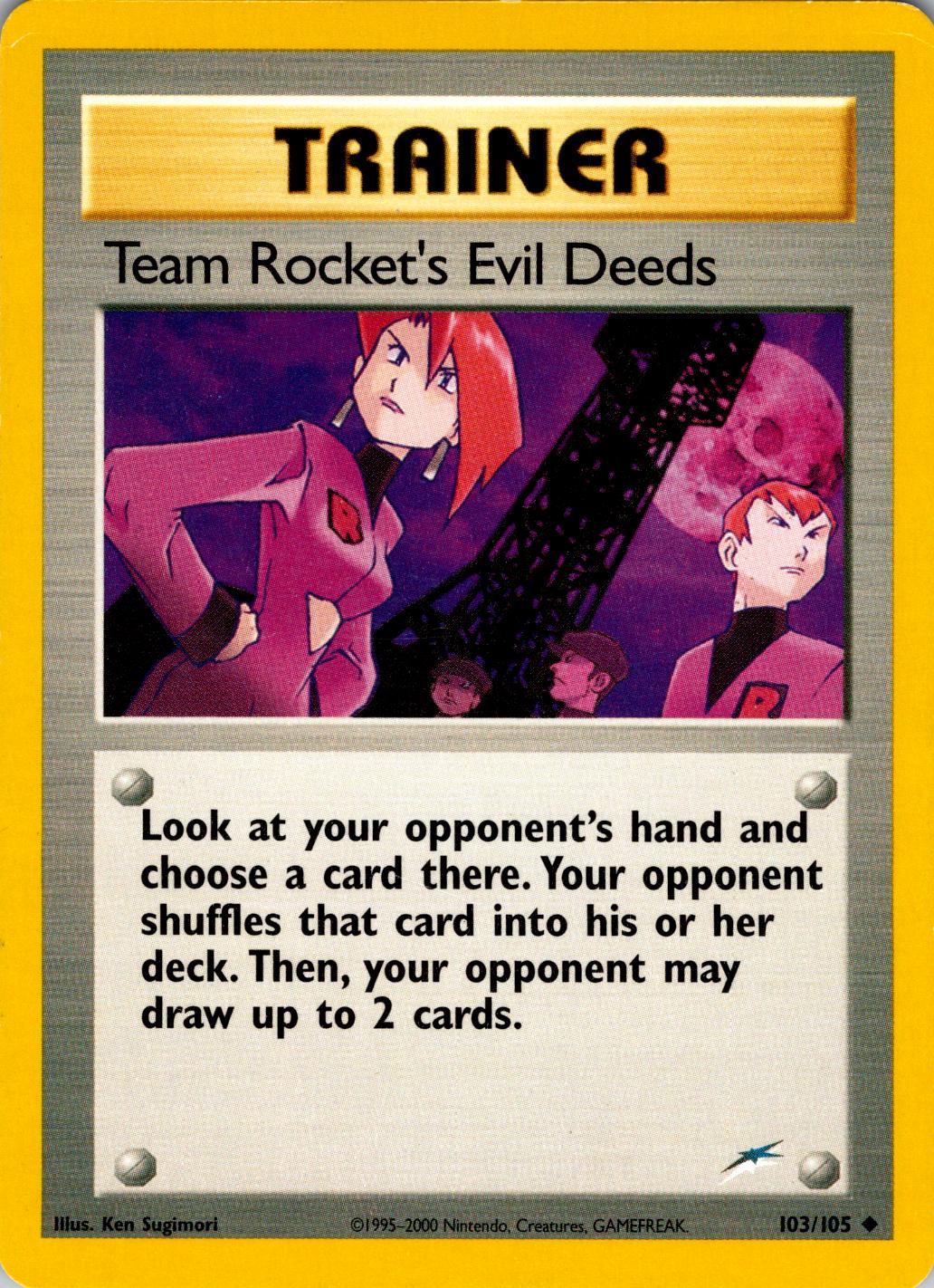 Team Rocket's Evil Deeds