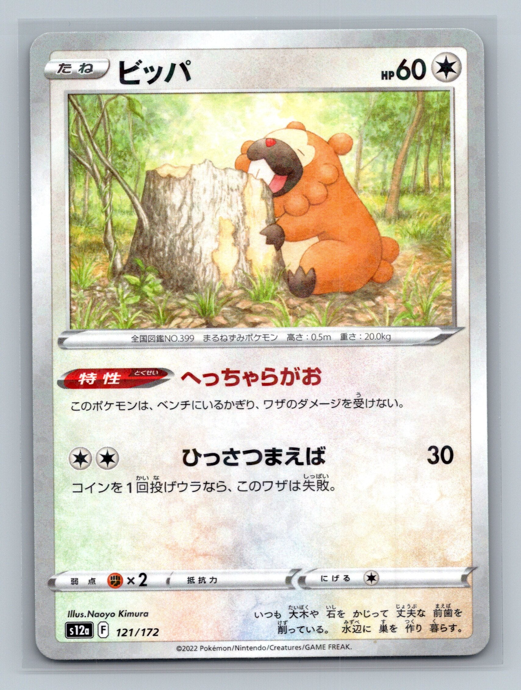 Bidoof - 121/172 (Mirror Holofoil)