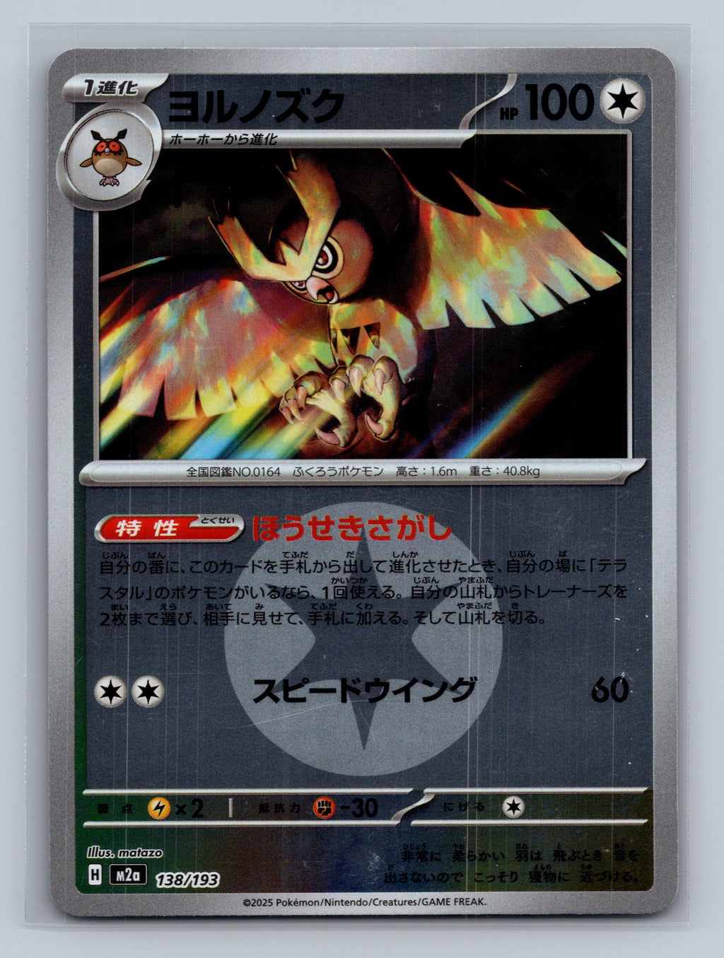Noctowl (Energy Symbol Pattern)