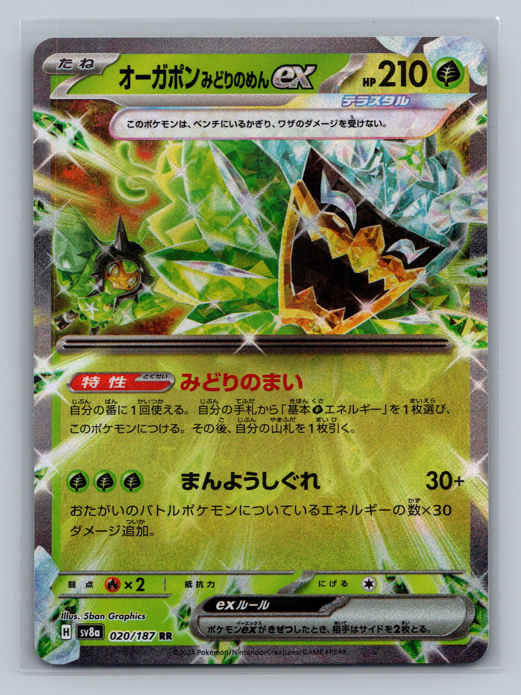 Teal Mask Ogerpon ex - 020/187