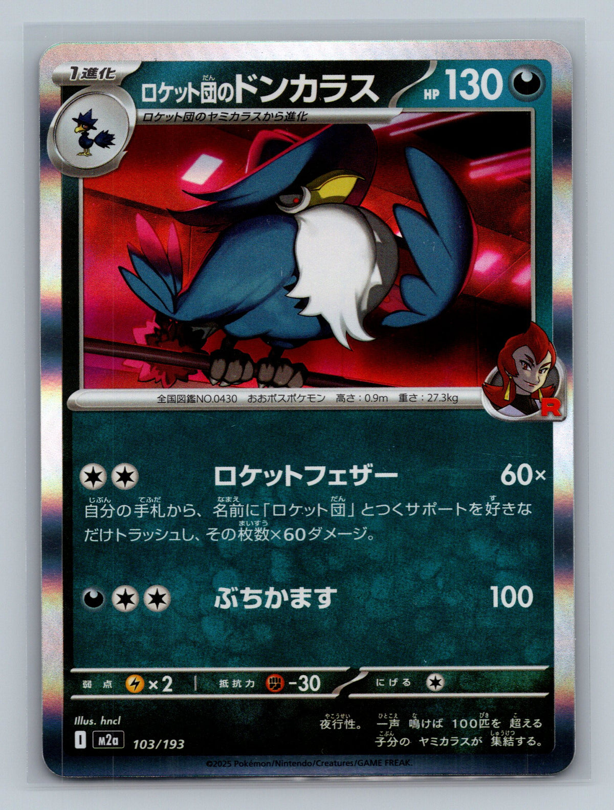 Team Rocket's Honchkrow