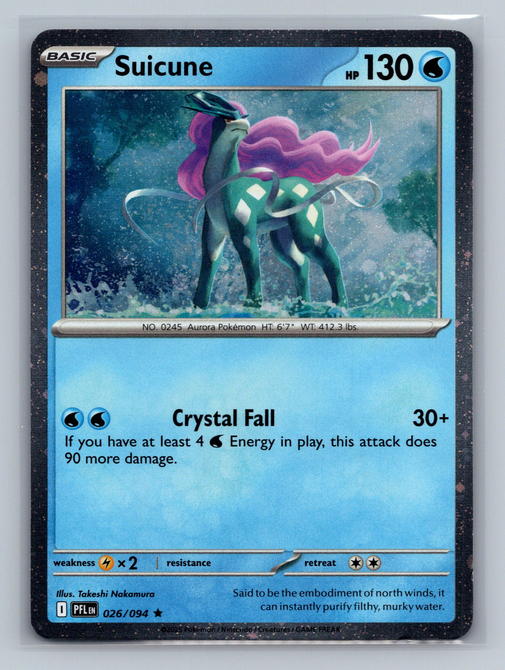 Suicune (Cosmos Holo)