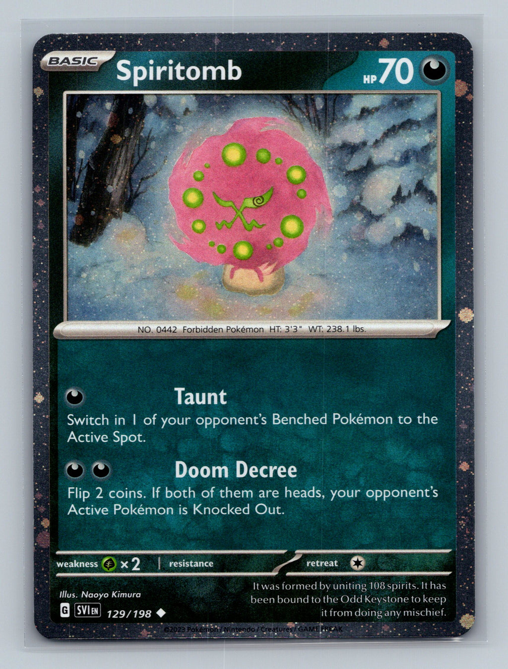 Spiritomb - 129/198 (Cosmos Holo)