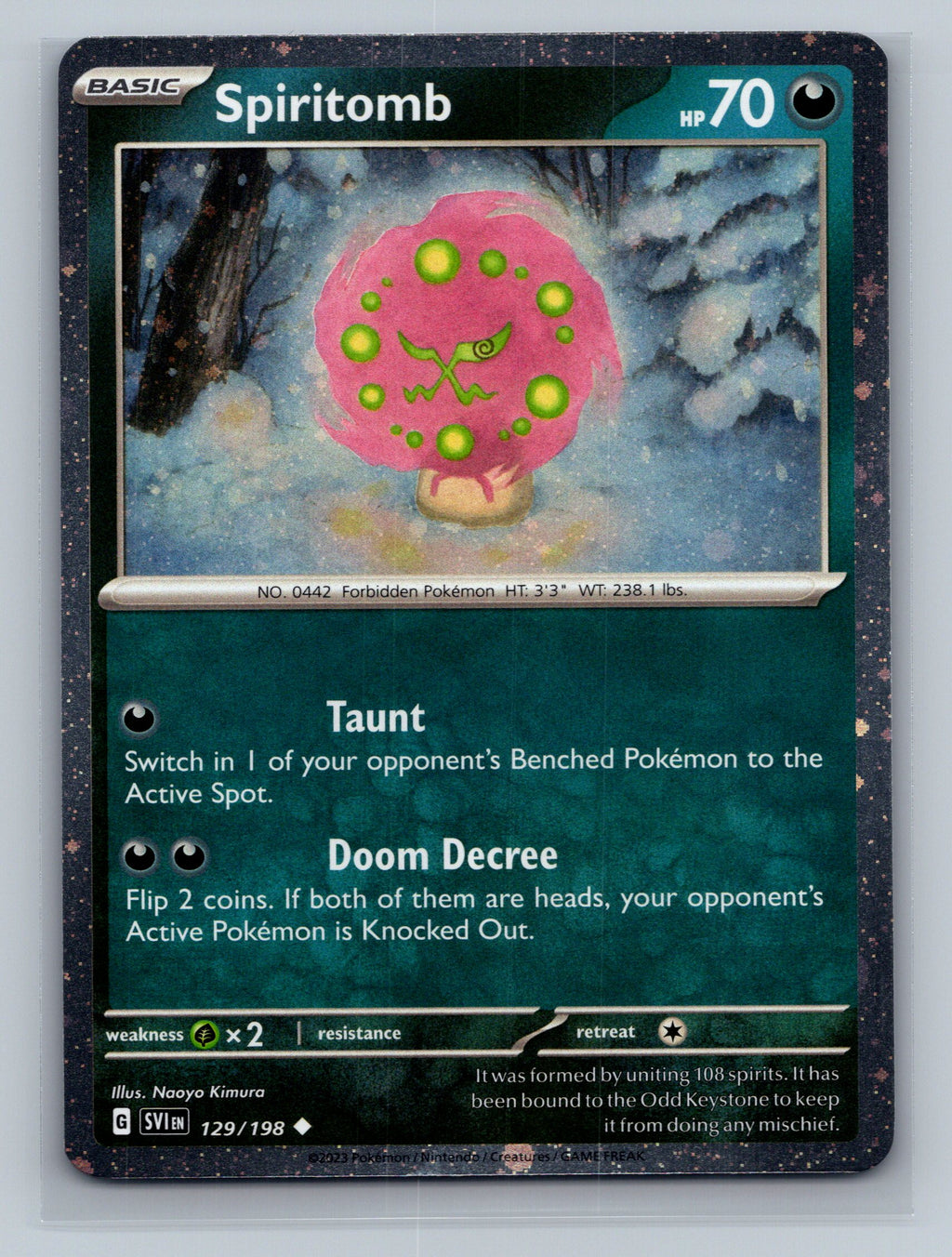 Spiritomb - 129/198 (Cosmos Holo)
