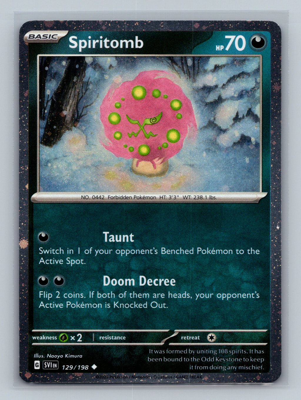 Spiritomb - 129/198 (Cosmos Holo)