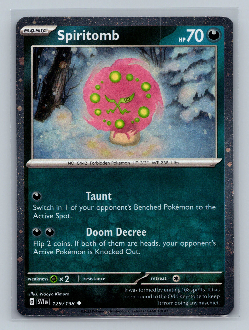 Spiritomb - 129/198 (Cosmos Holo)