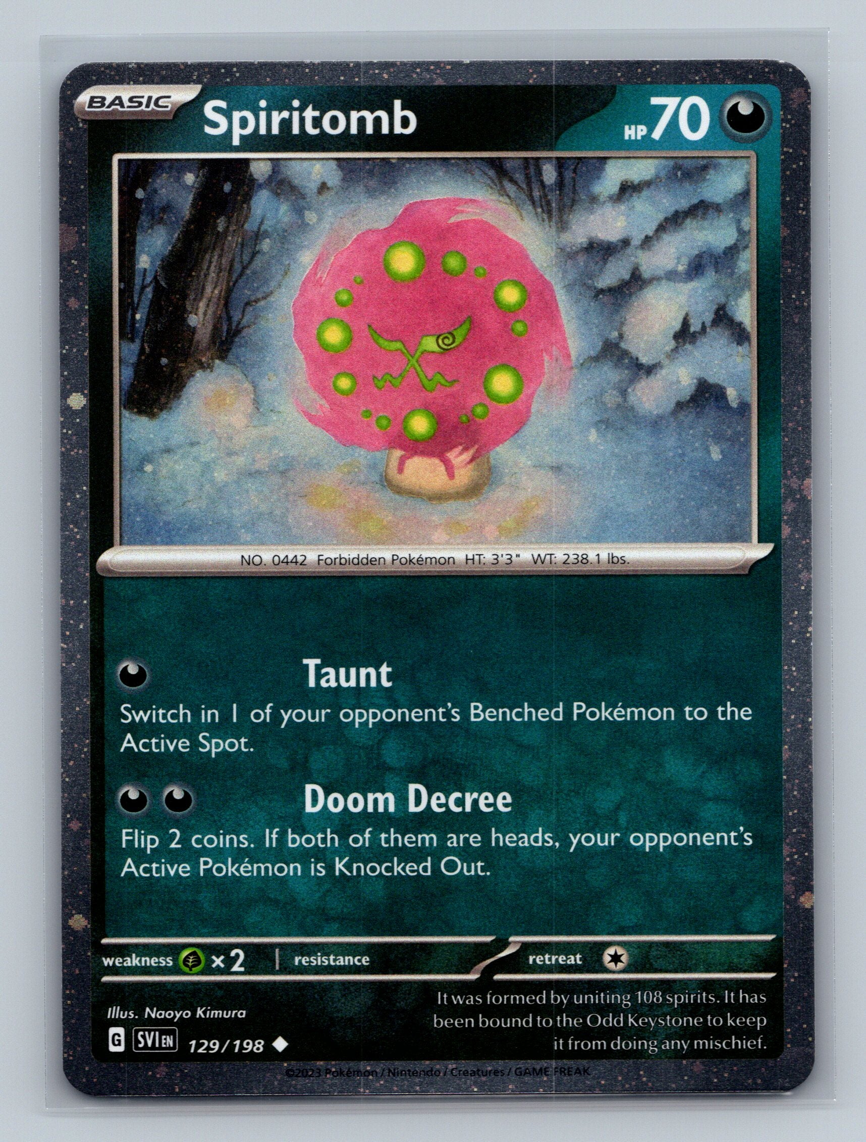 Spiritomb - 129/198 (Cosmos Holo)
