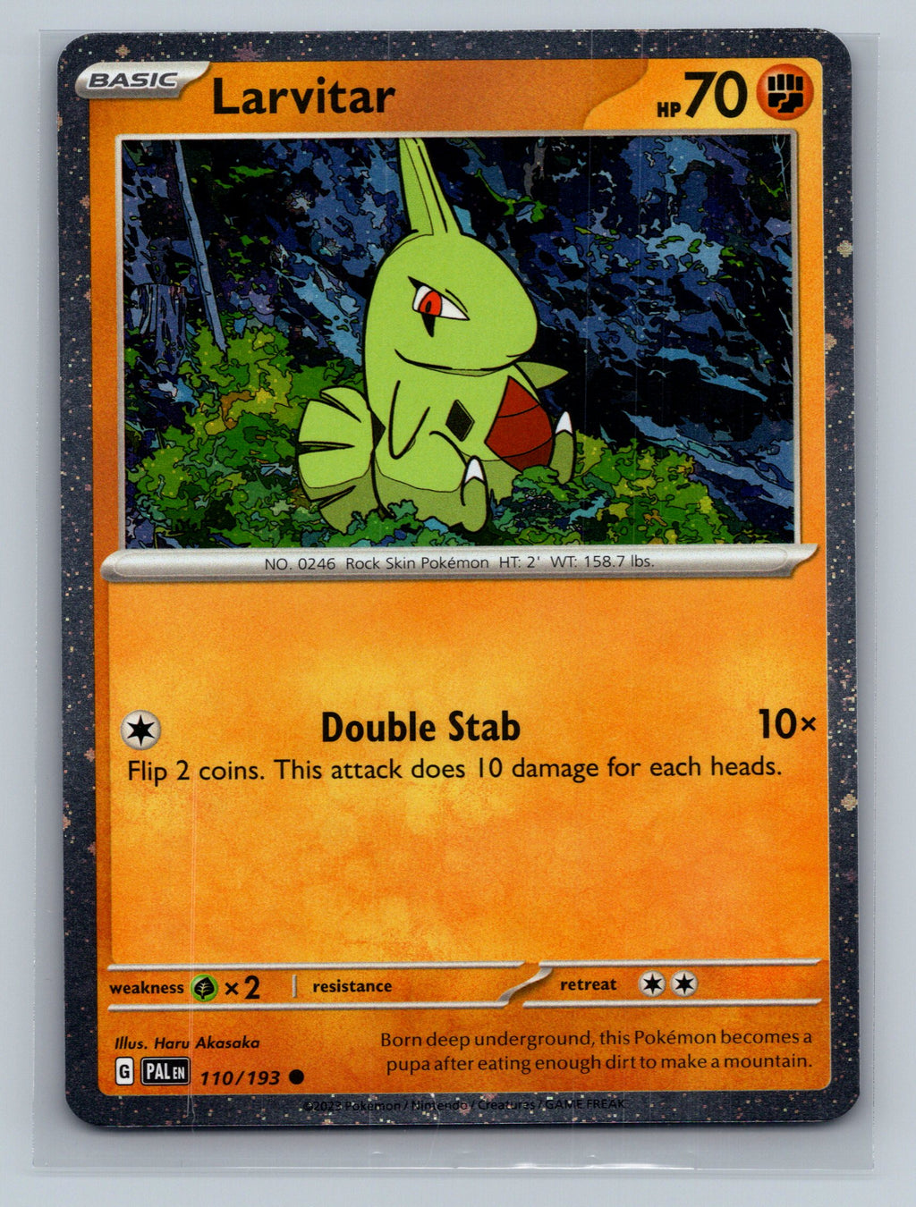 Larvitar - 110/193 (Cosmo Foil)