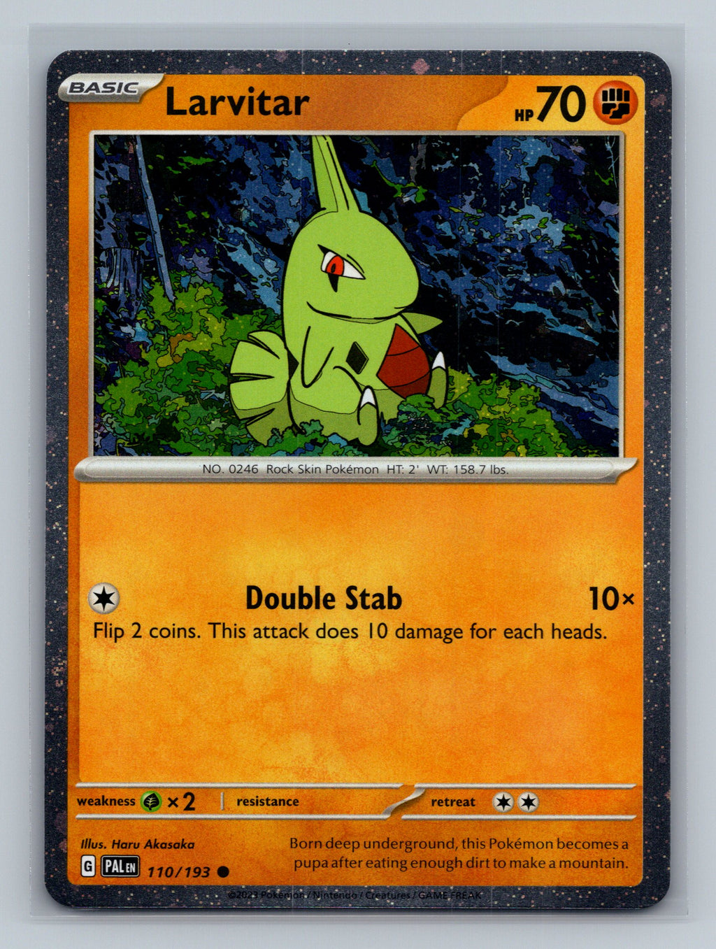 Larvitar - 110/193 (Cosmo Foil)