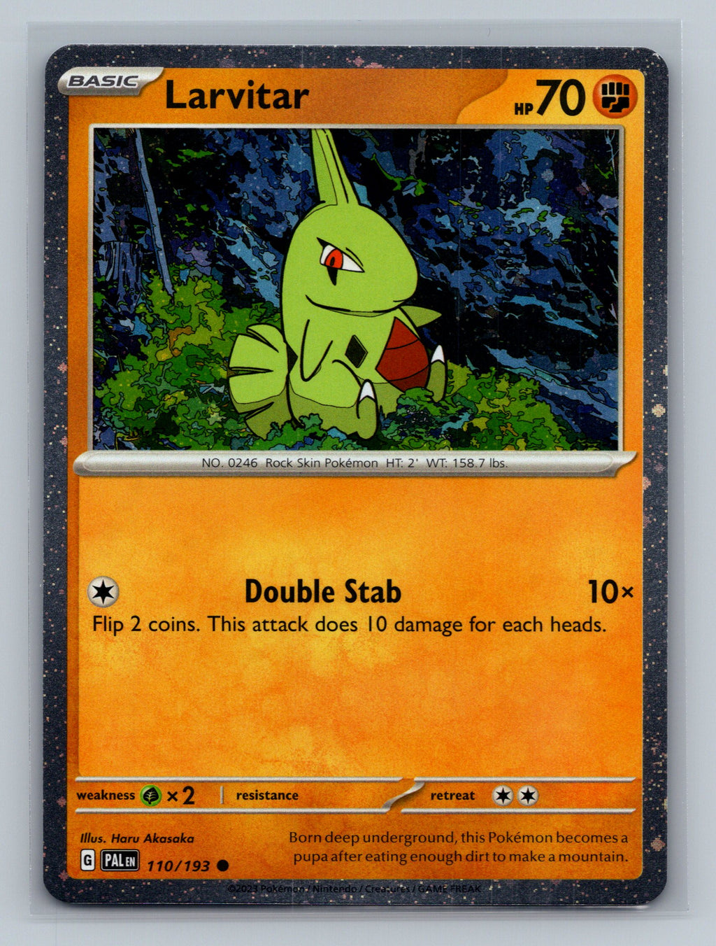 Larvitar - 110/193 (Cosmo Foil)