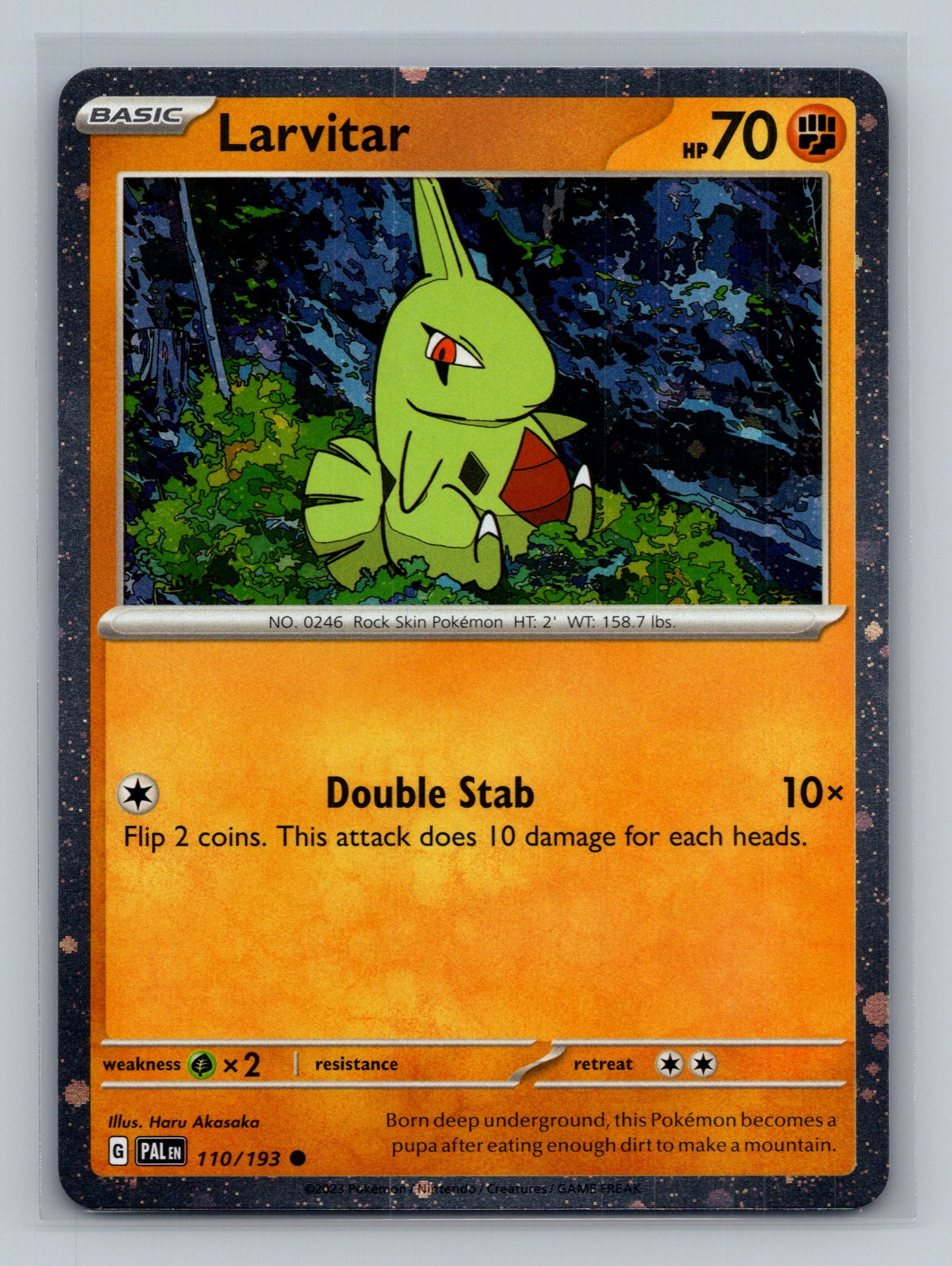 Larvitar - 110/193 (Cosmo Foil)