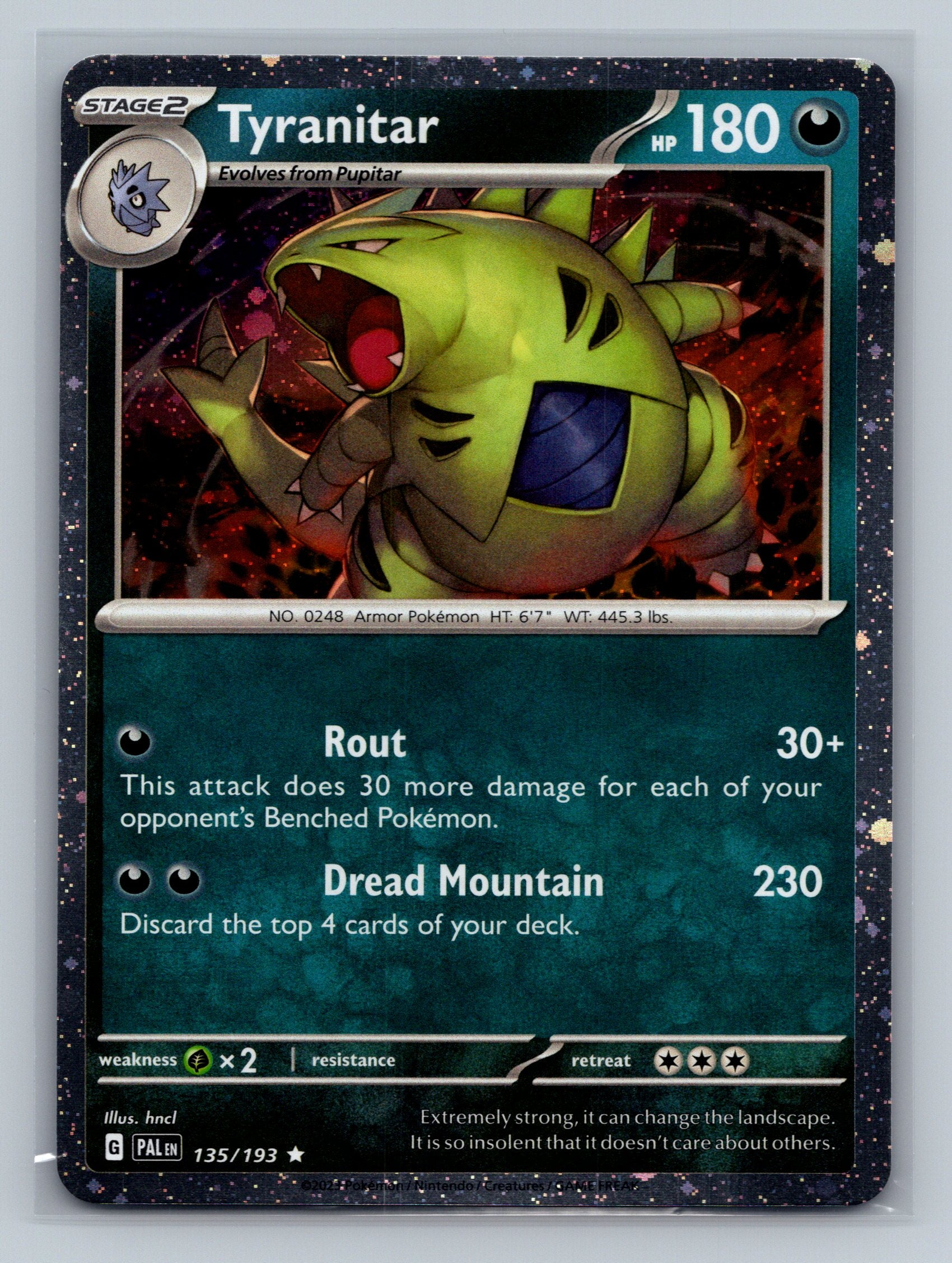Tyranitar - 135/193 (Cosmo Foil)