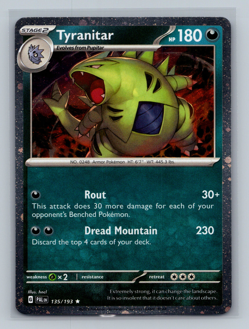 Tyranitar - 135/193 (Cosmo Foil)