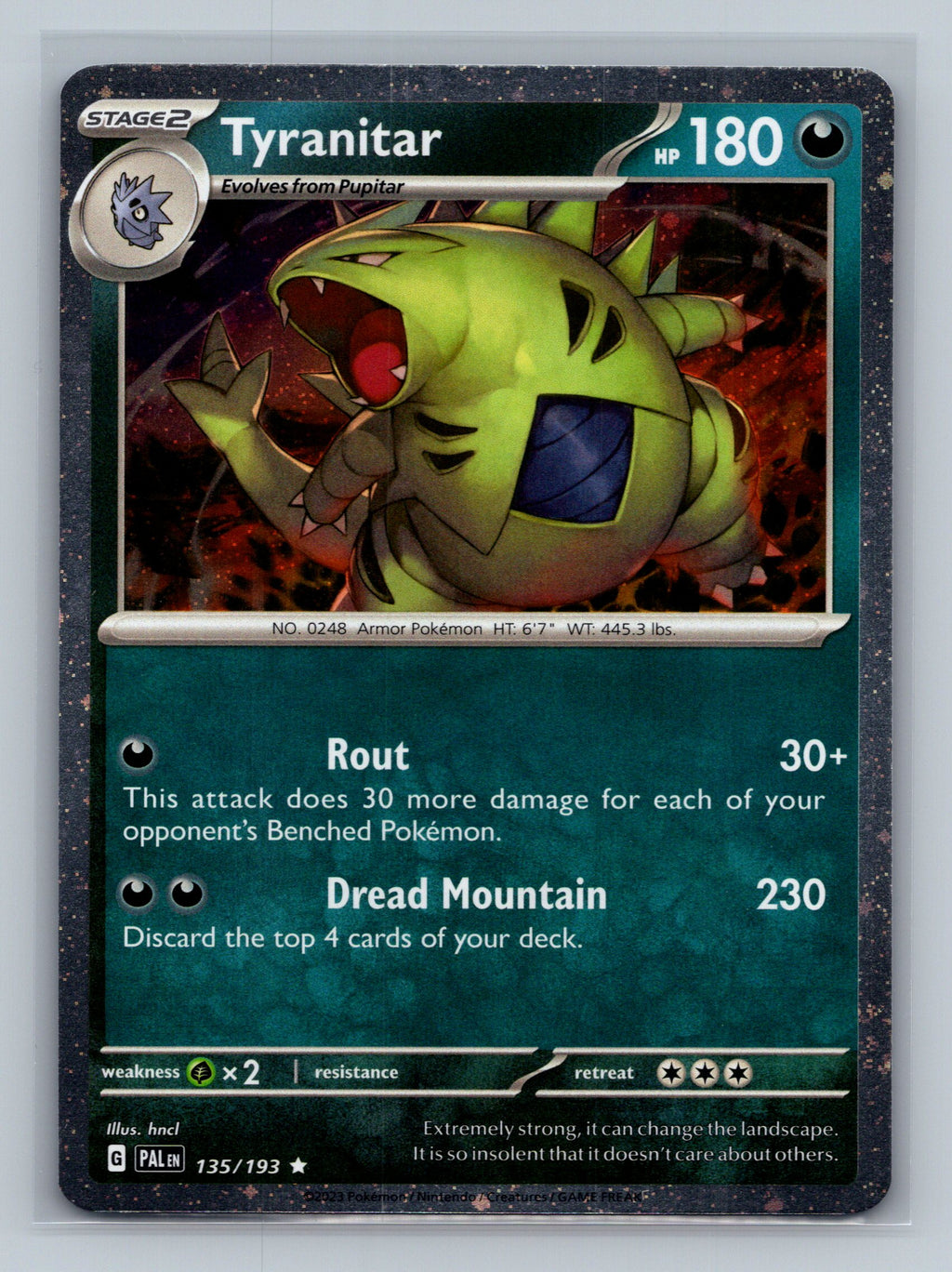 Tyranitar - 135/193 (Cosmo Foil)