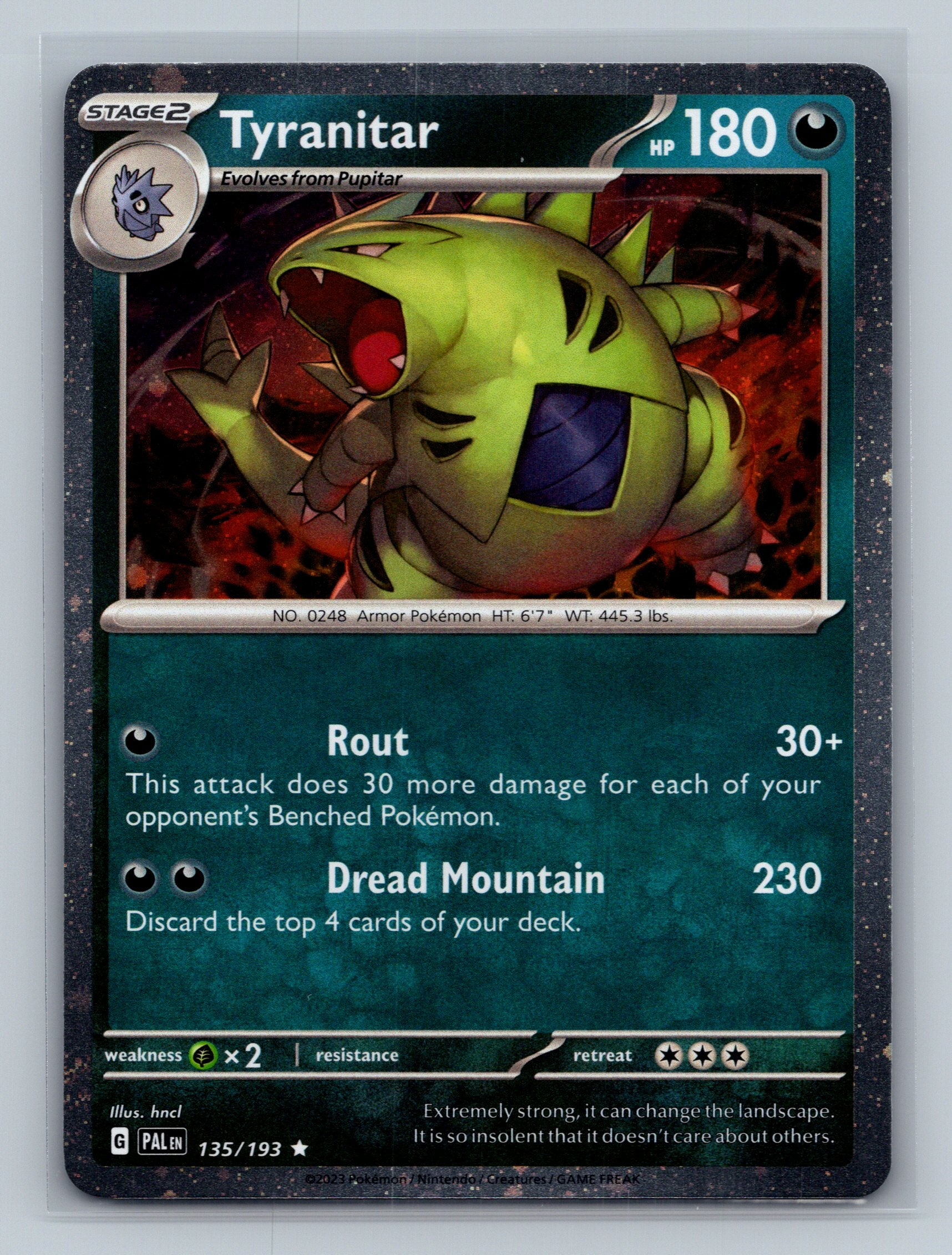 Tyranitar - 135/193 (Cosmo Foil)