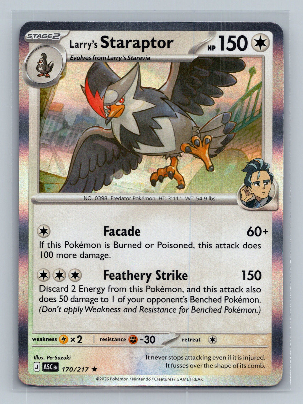 Larry's Staraptor - 170/217