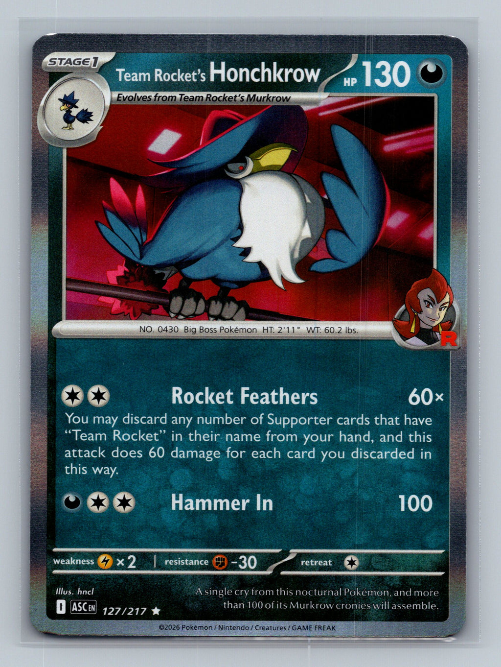 Team Rocket's Honchkrow