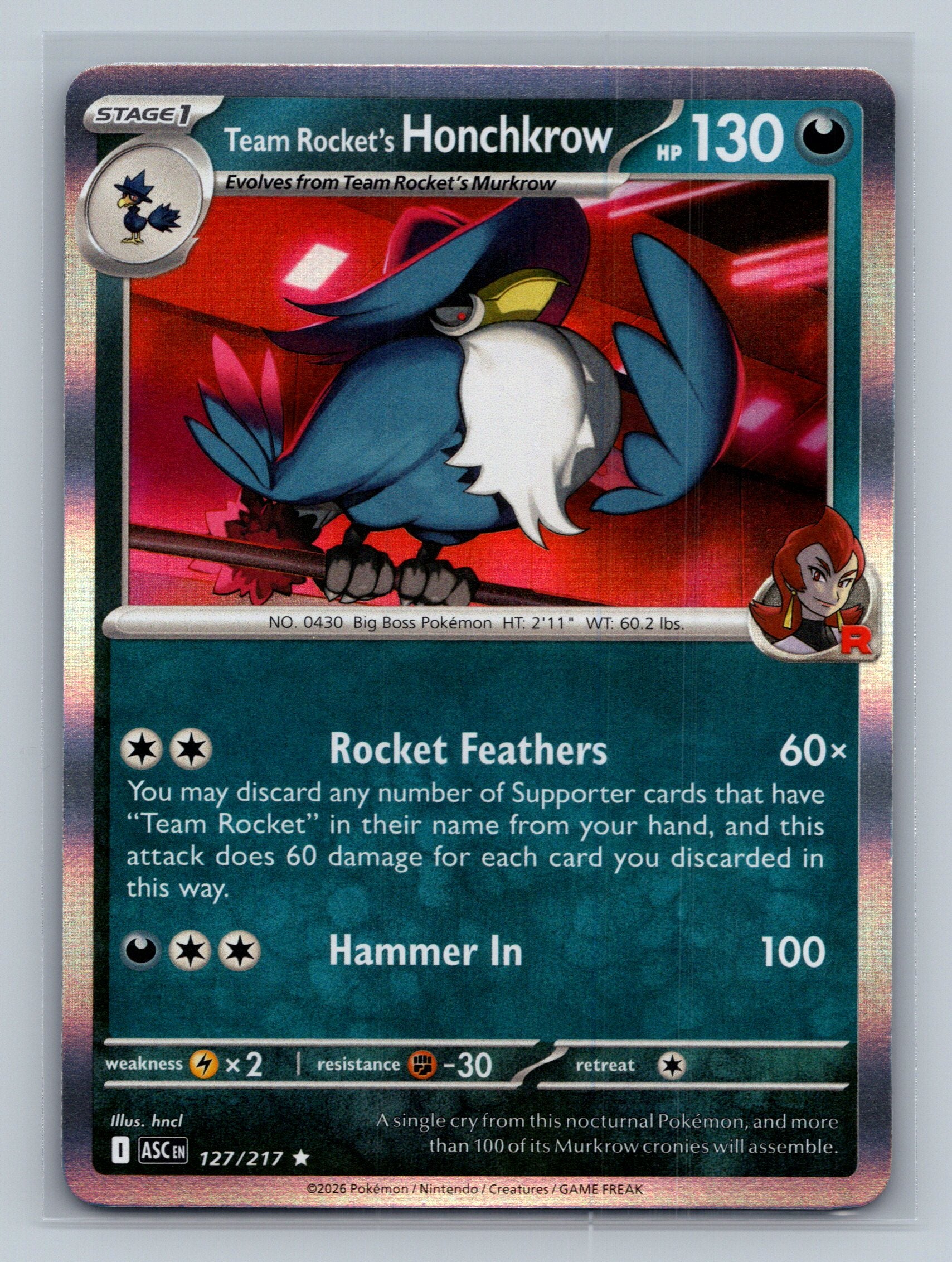 Team Rocket's Honchkrow