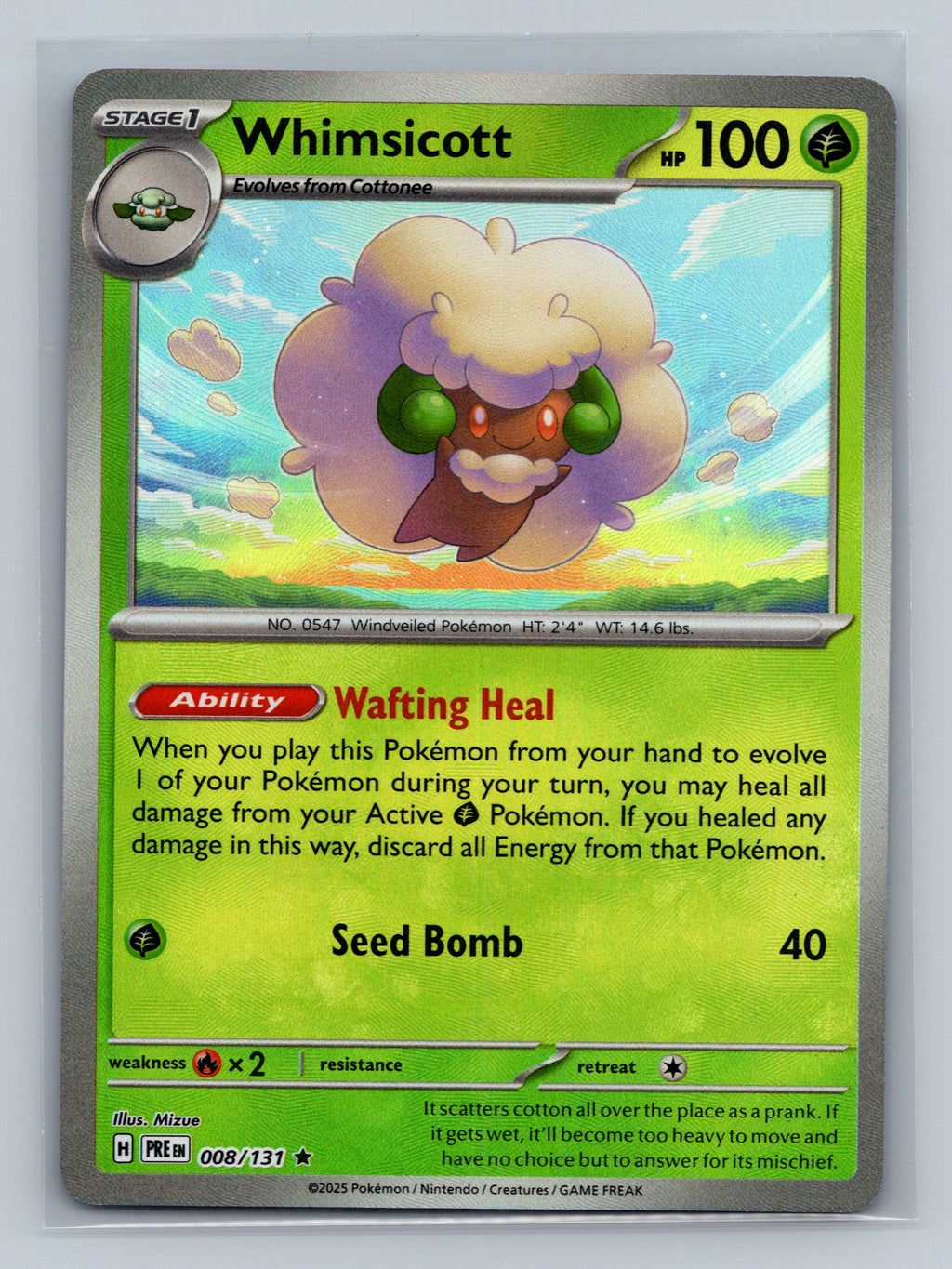 Whimsicott (Poke Ball Pattern)