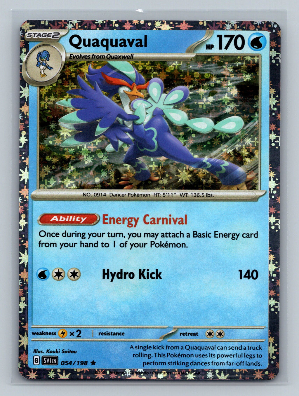 Quaquaval - 054/198 (Sparkle Holo)