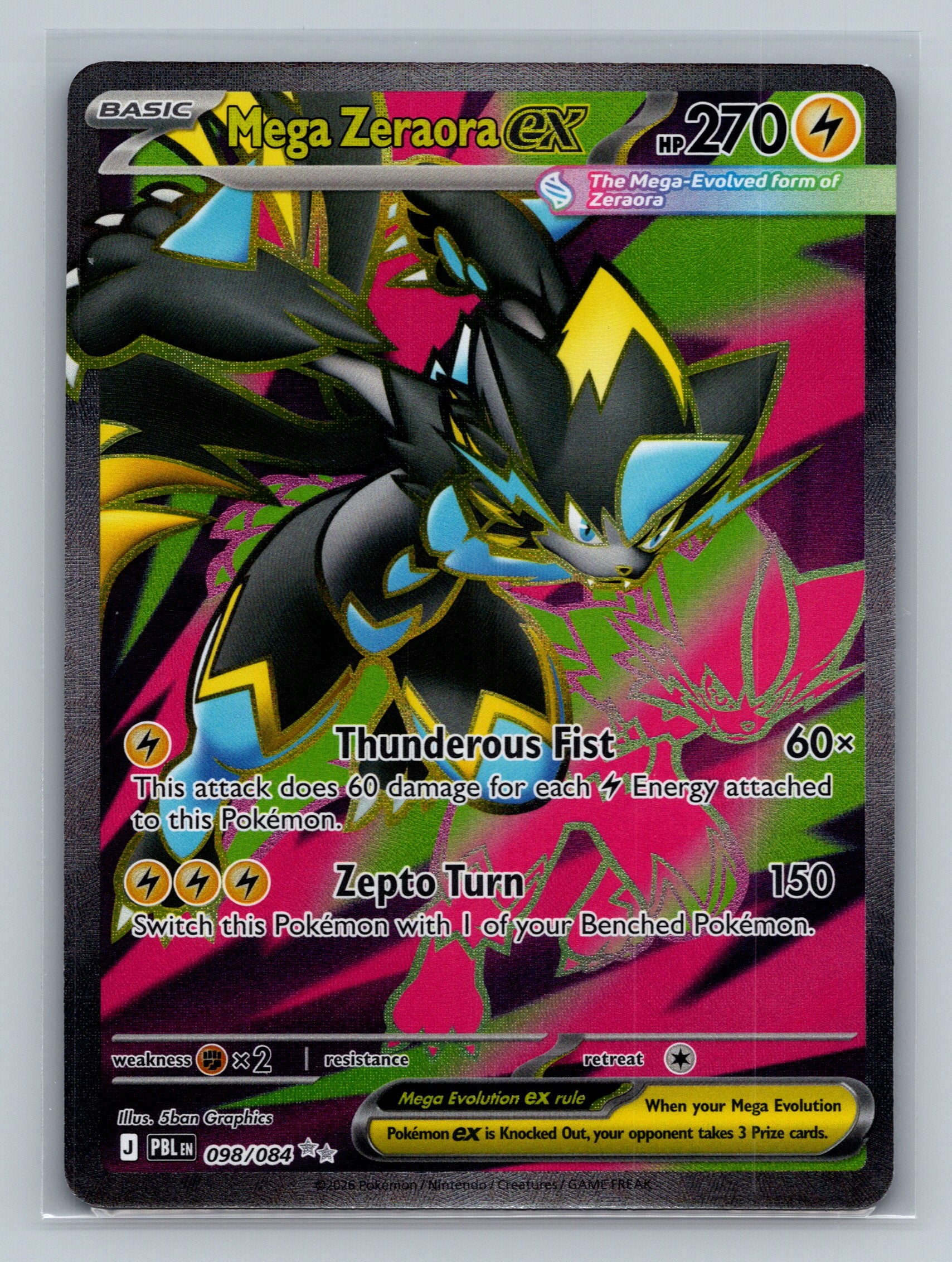 Mega Zeraora ex - 098/084