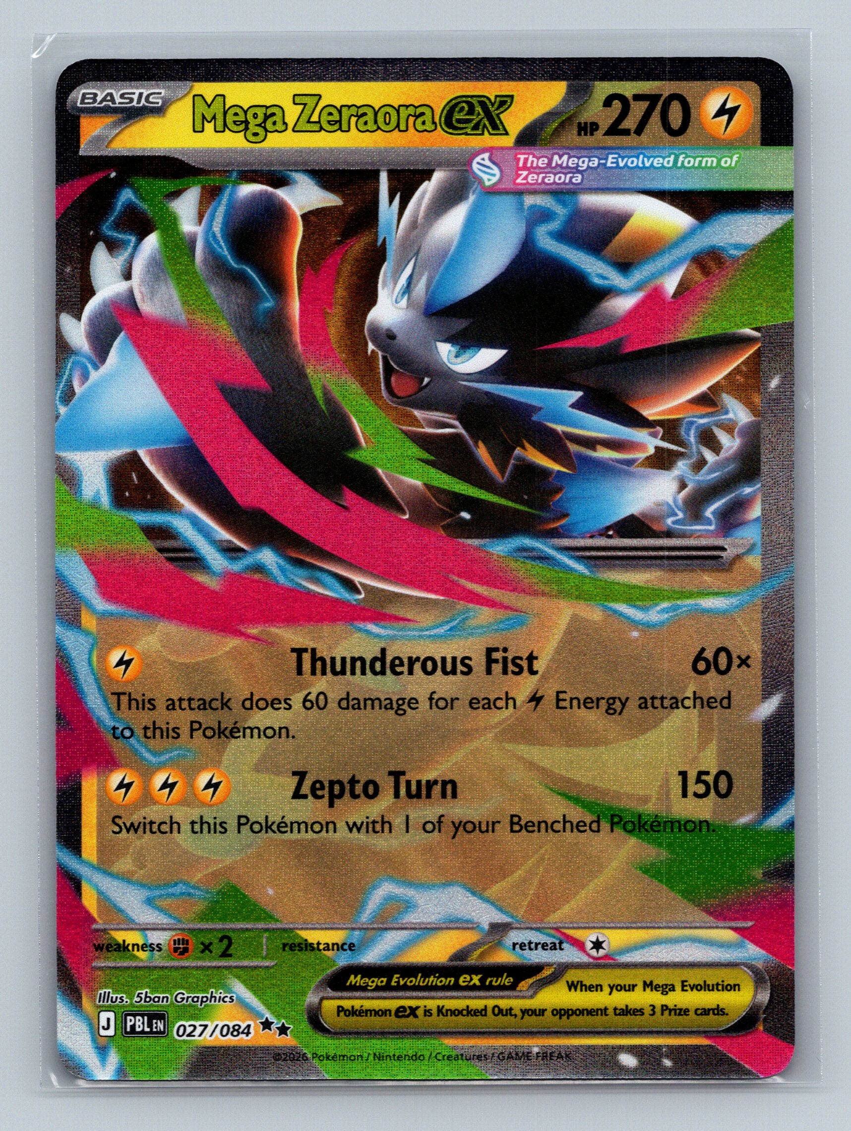 Mega Zeraora ex - 027/084