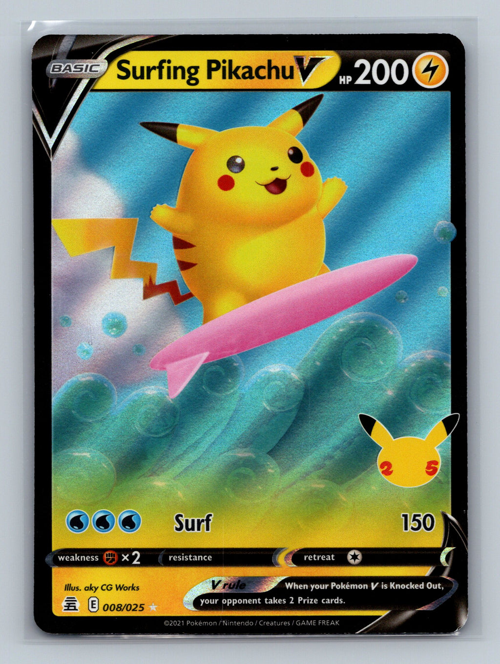 Surfing Pikachu V