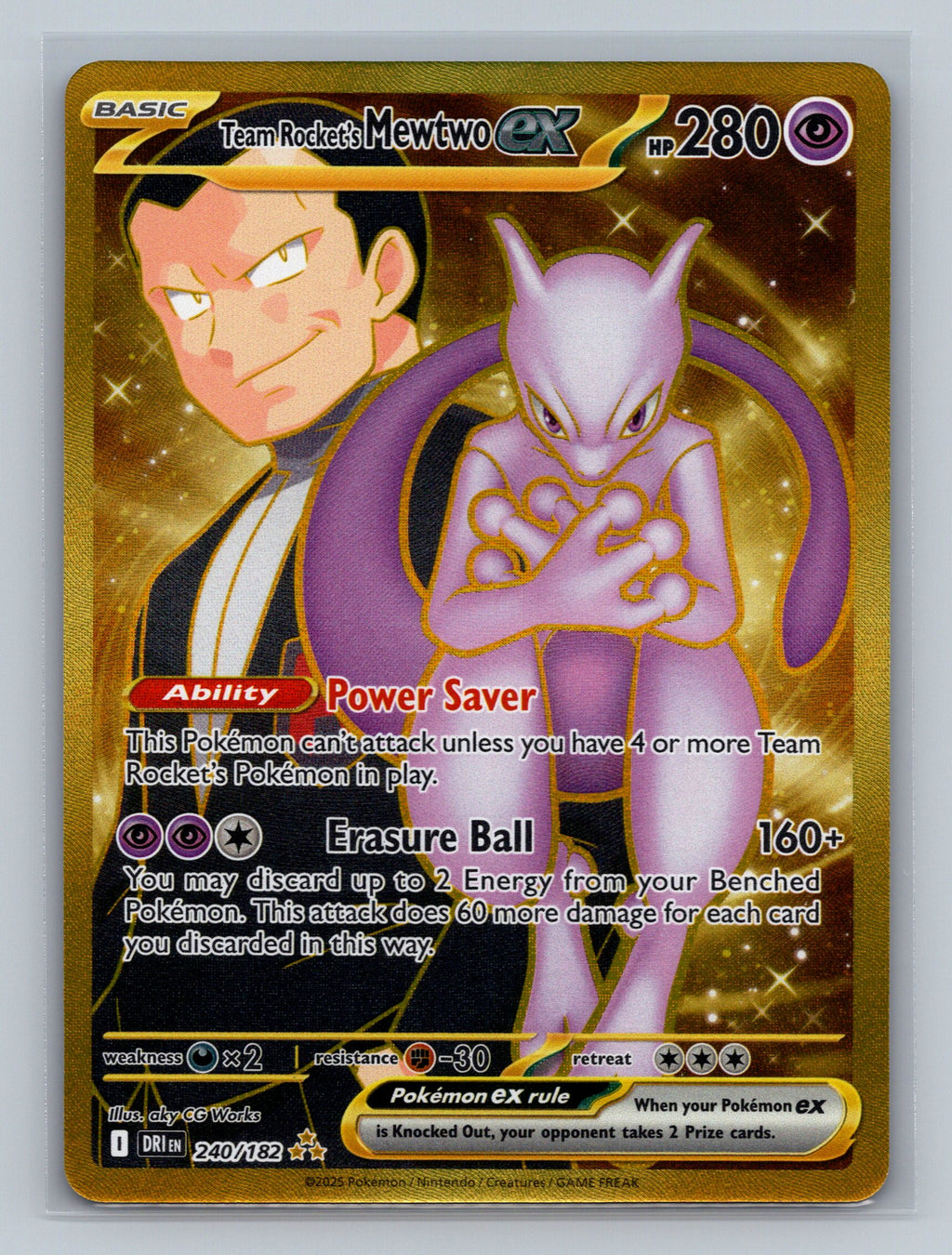 Team Rocket's Mewtwo ex - 240/182