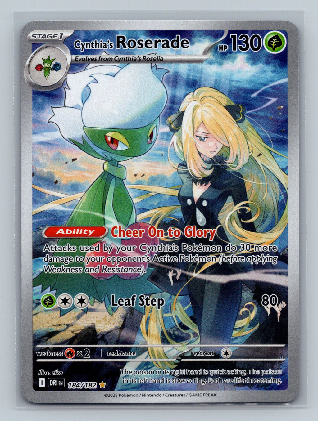 Cynthia's Roserade - 184/182