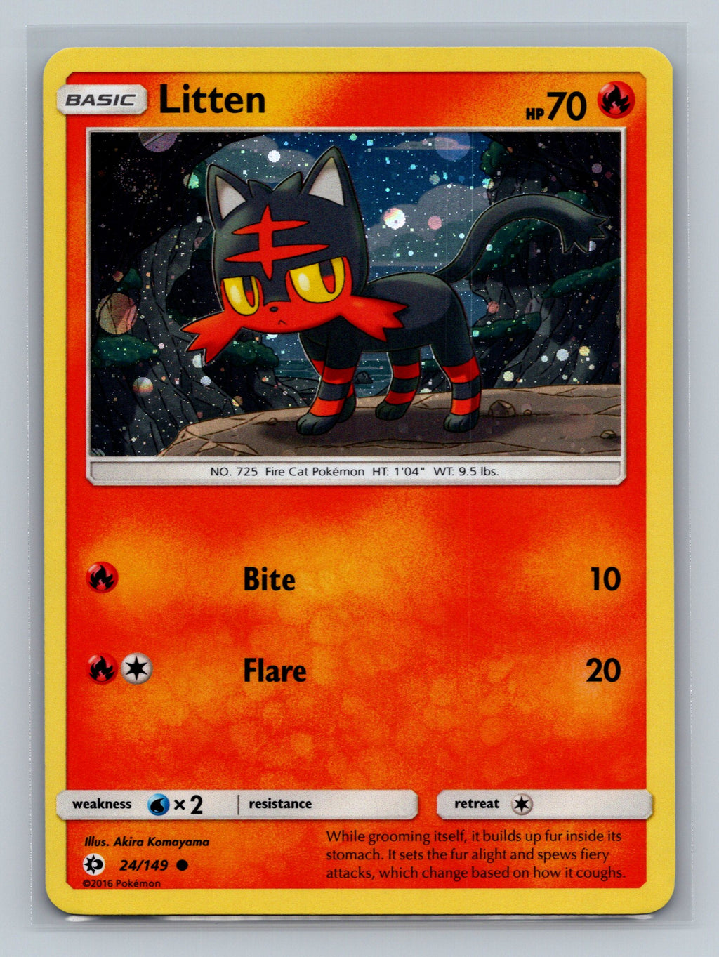 Litten - 24/149 (Cosmos Holo)