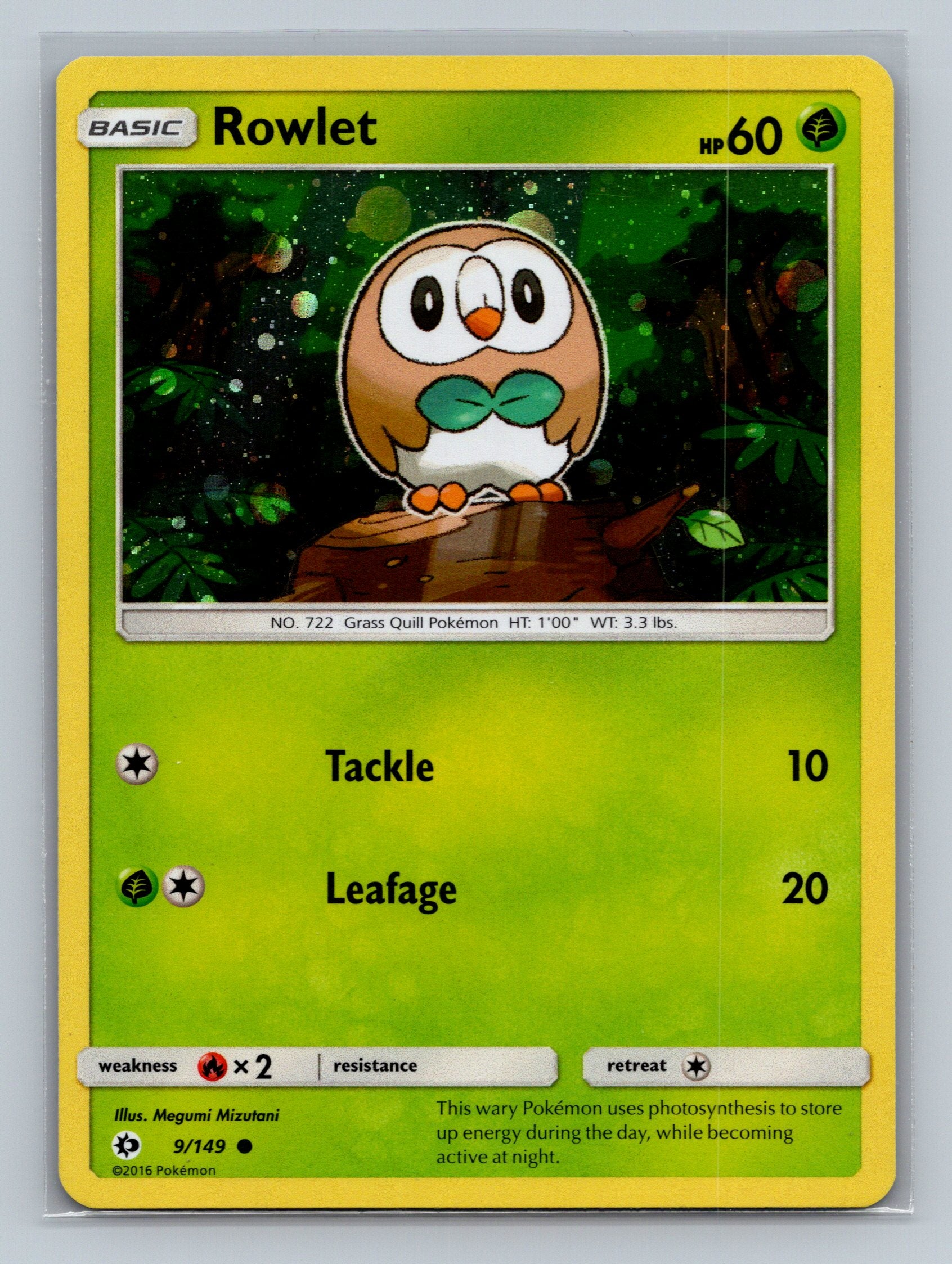 Rowlet - 9/149 (Cosmos Holo)