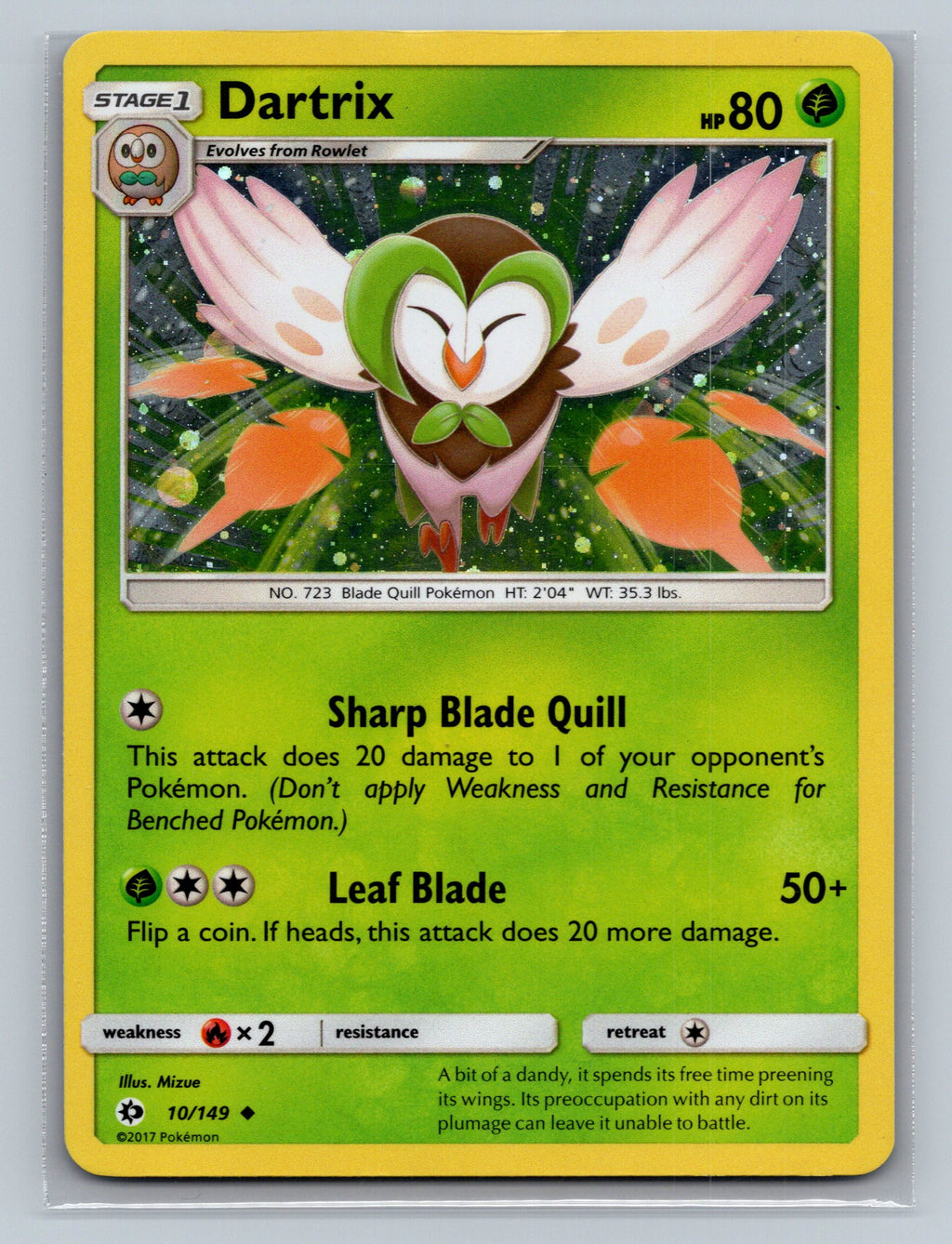 Dartrix - 10/149 (Cosmos Holo)