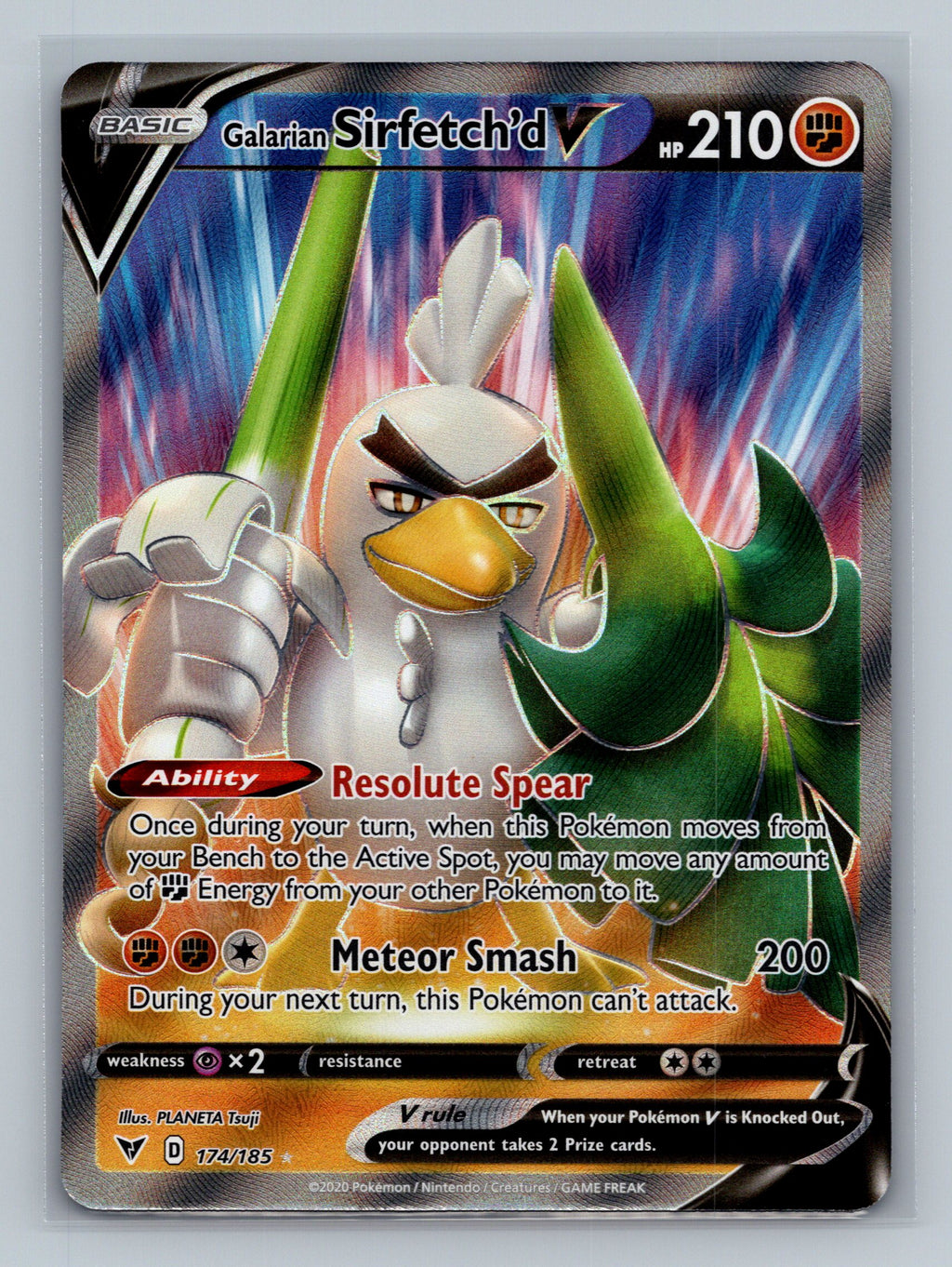 Galarian Sirfetch'd V (Full Art)