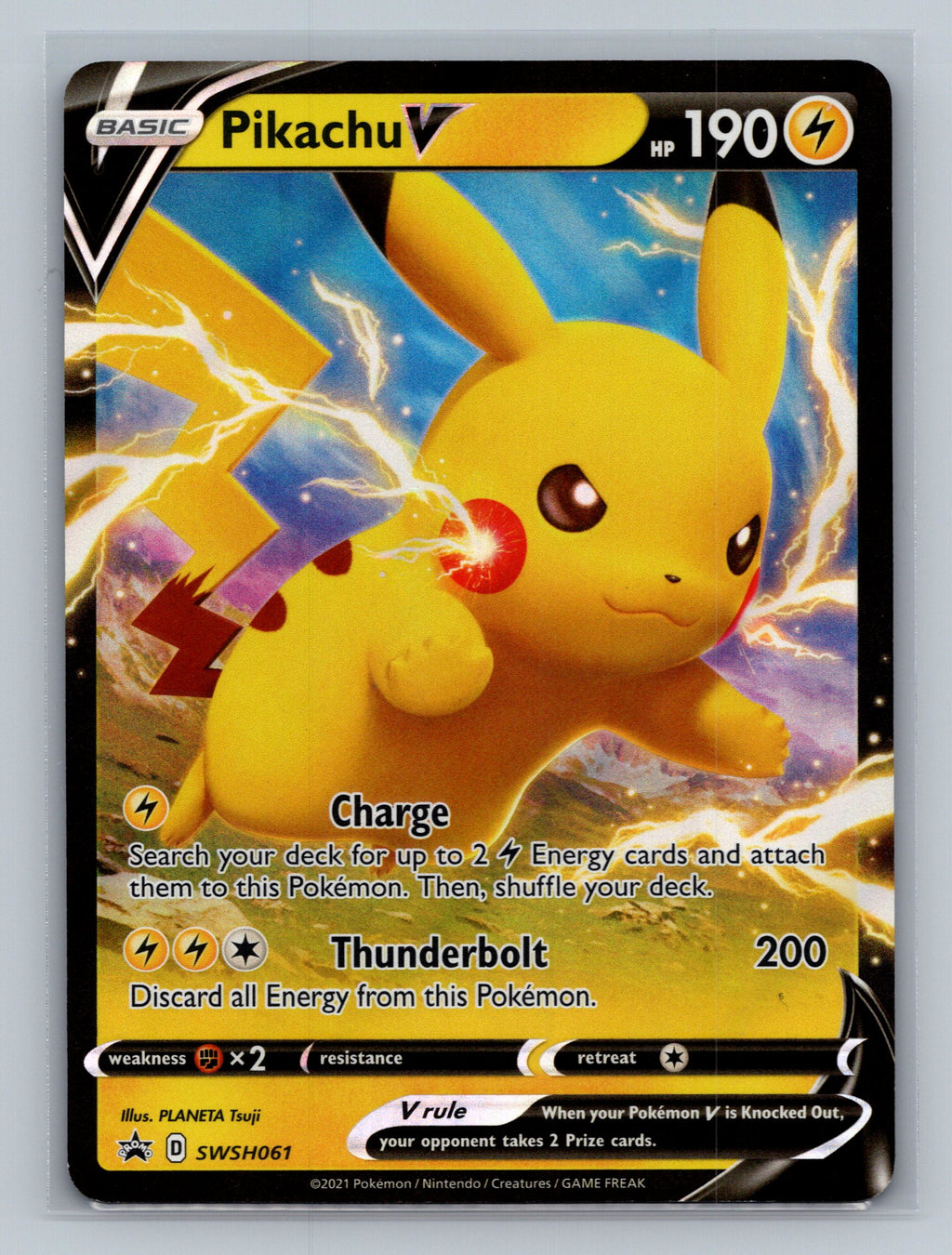 Pikachu V - SWSH061