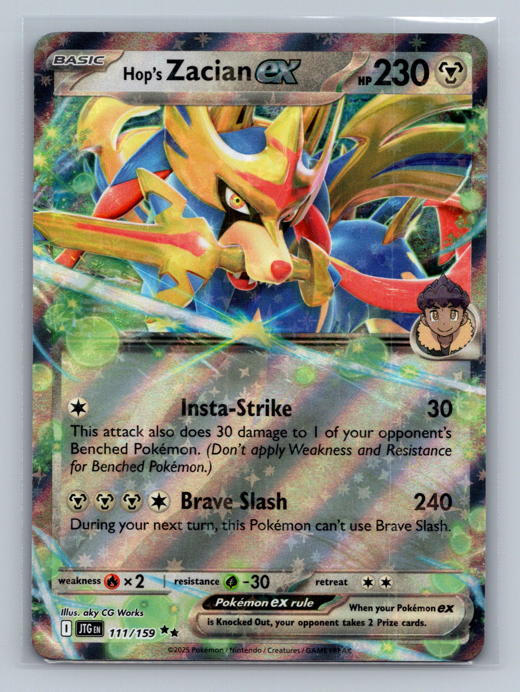Hop's Zacian ex - 111/159