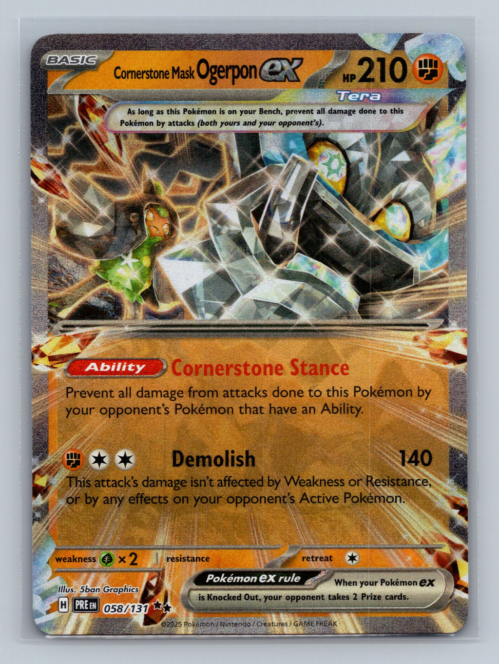Cornerstone Mask Ogerpon ex - 058/131