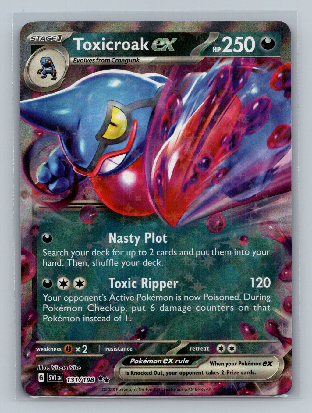 Toxicroak ex - 131/198