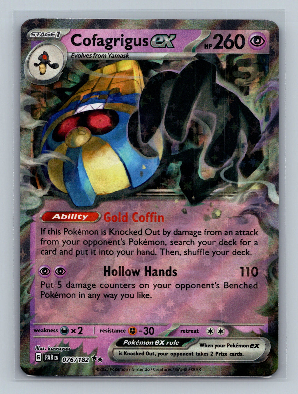 Cofagrigus ex
