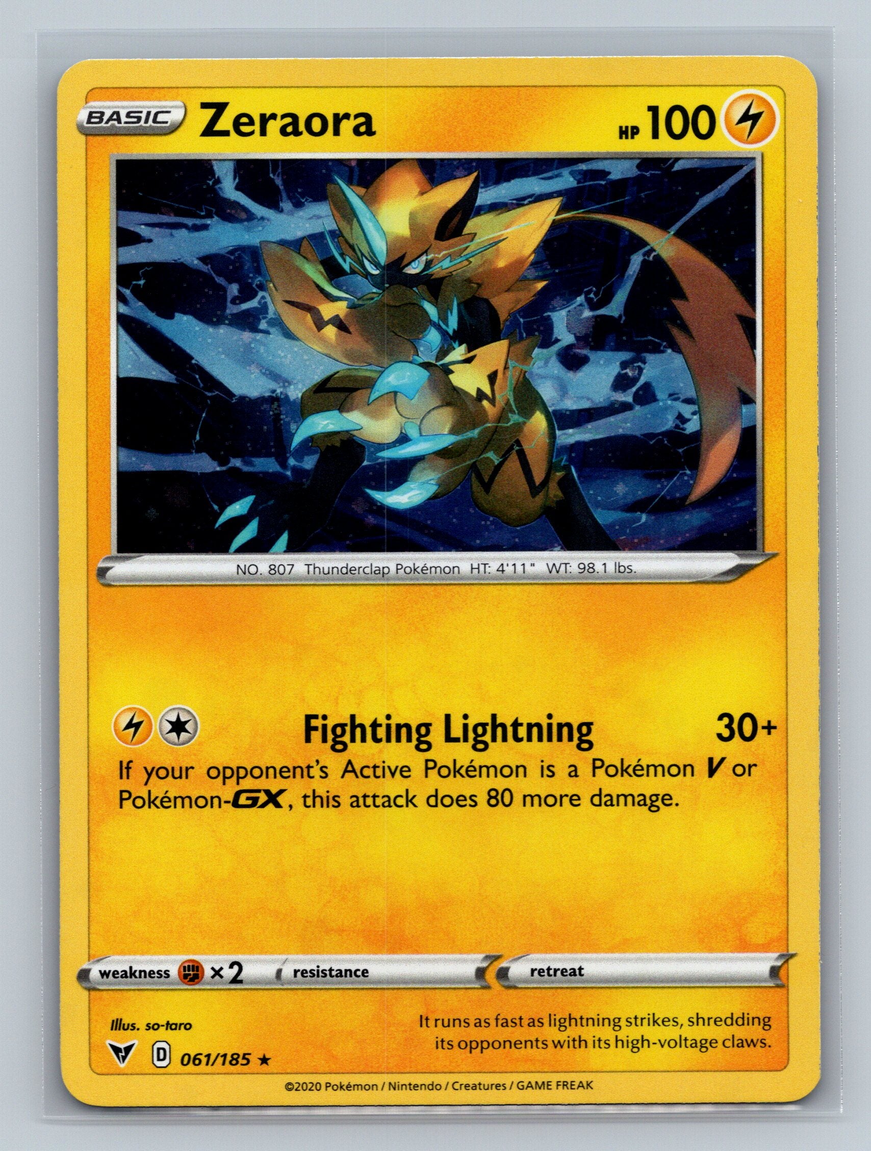 Zeraora - 061/185 (Cosmos Holo)