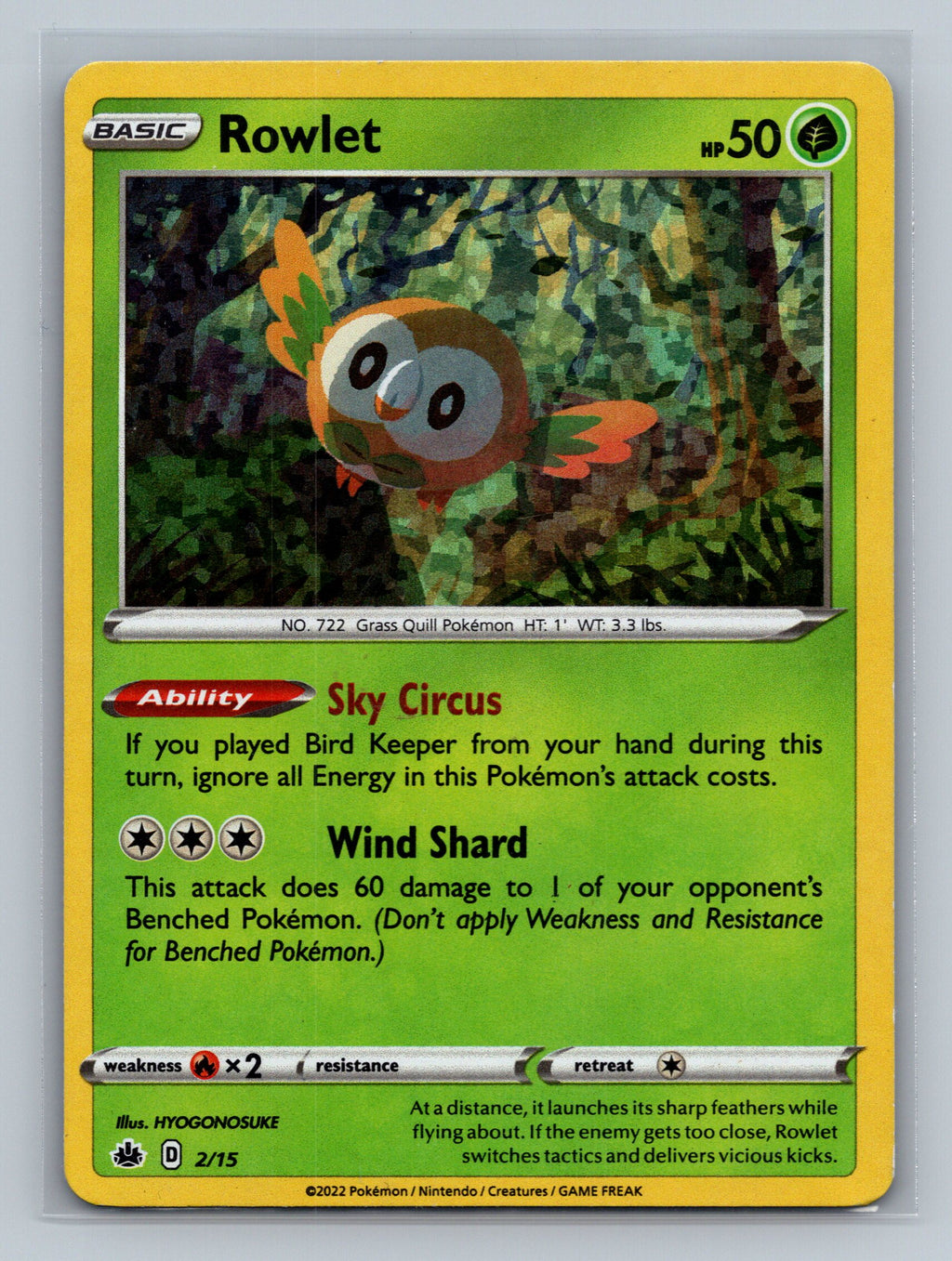 Rowlet - 2/15