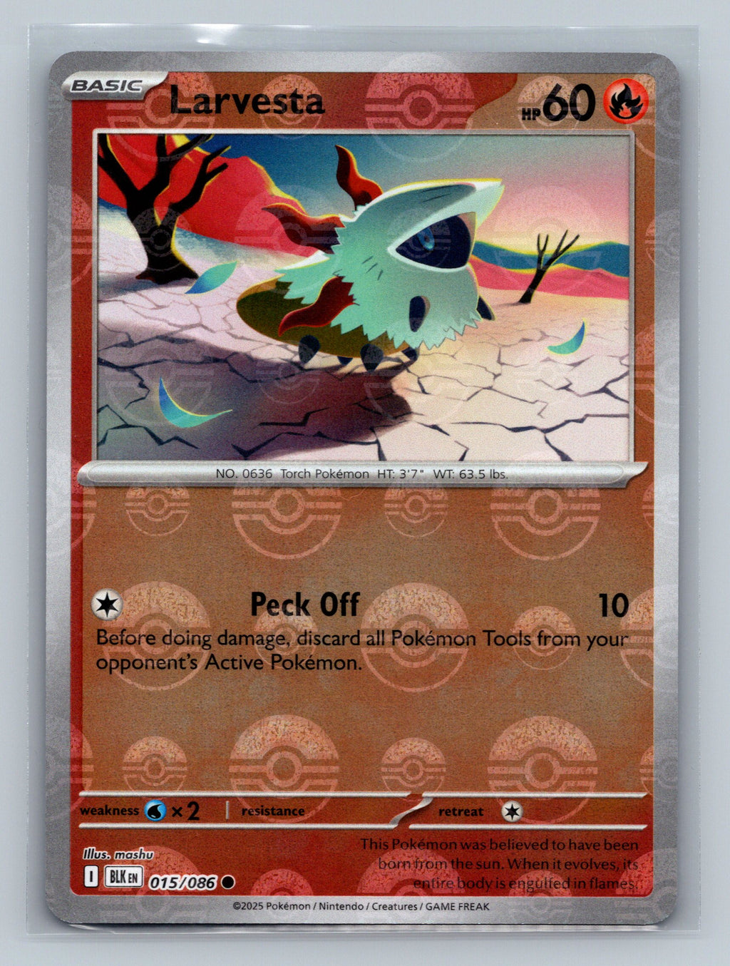 Larvesta (Poke Ball Pattern)