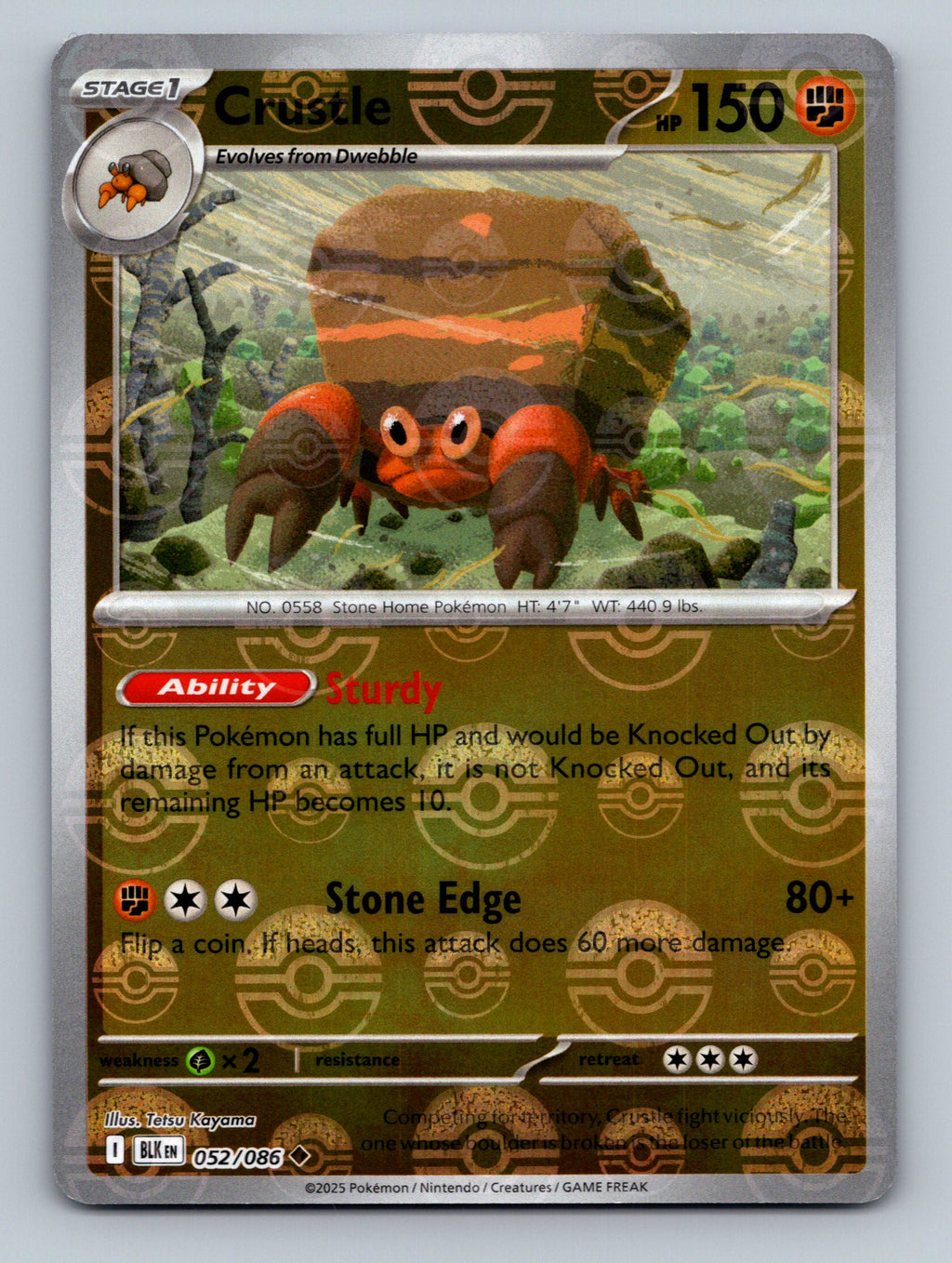 Crustle (Poke Ball Pattern)