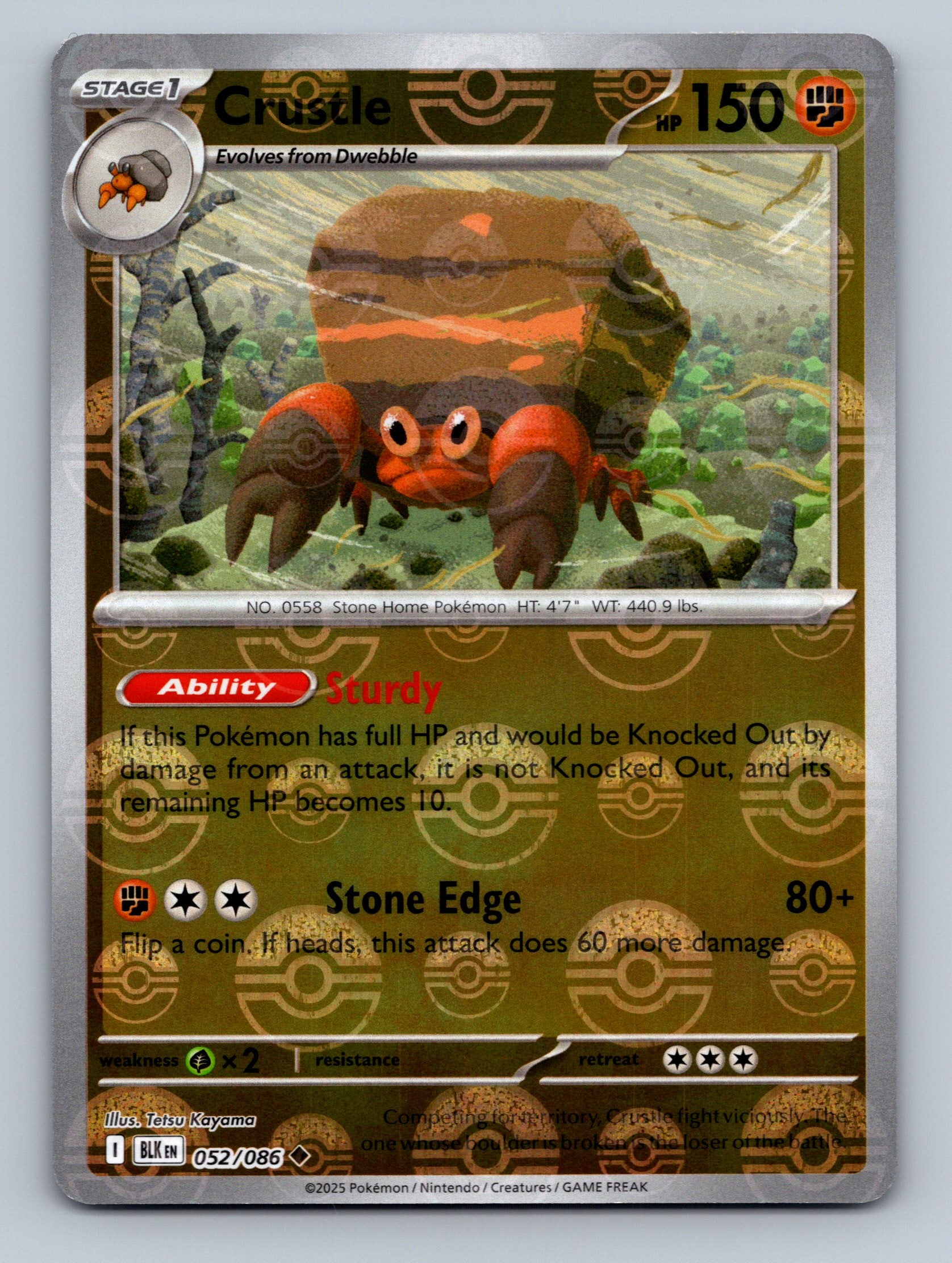 Crustle (Poke Ball Pattern)