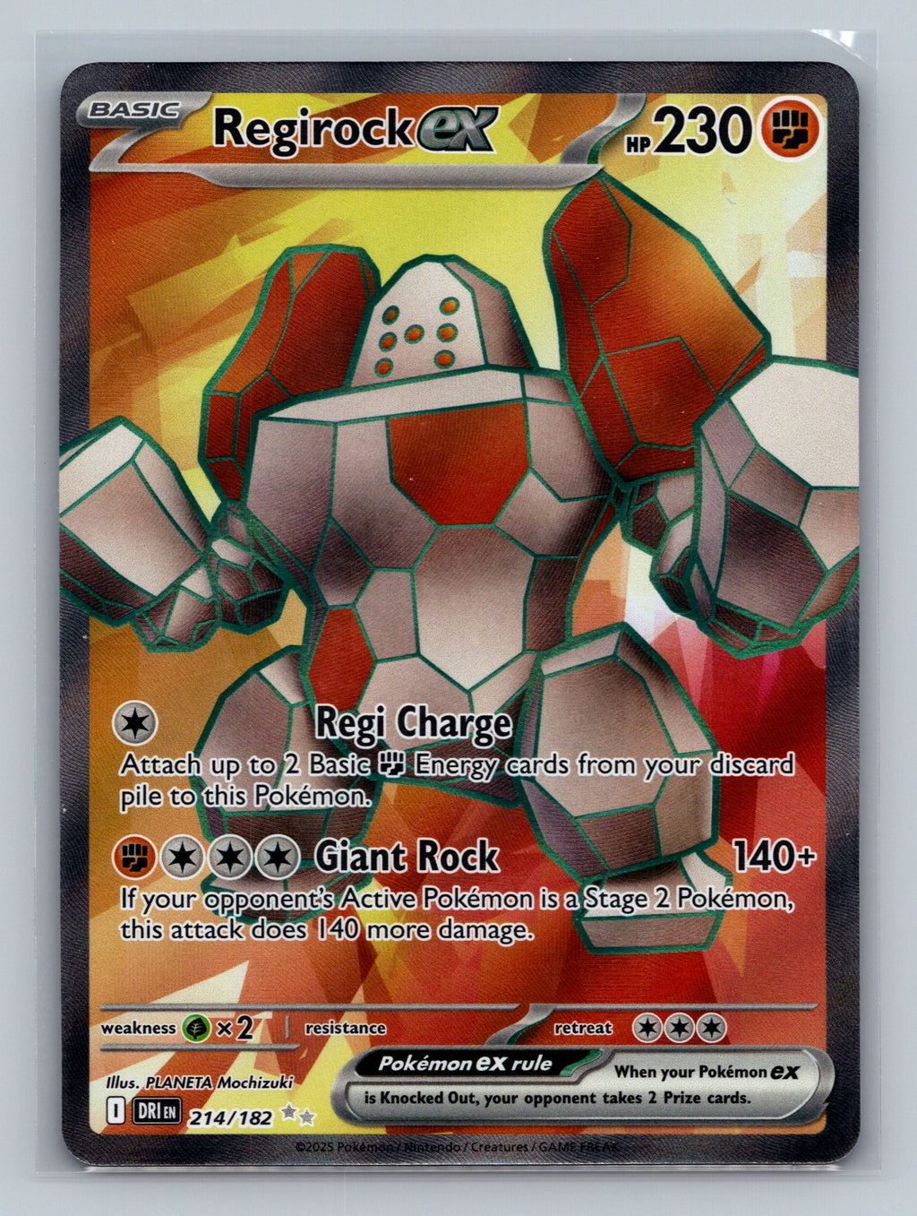 Regirock ex - 214/182