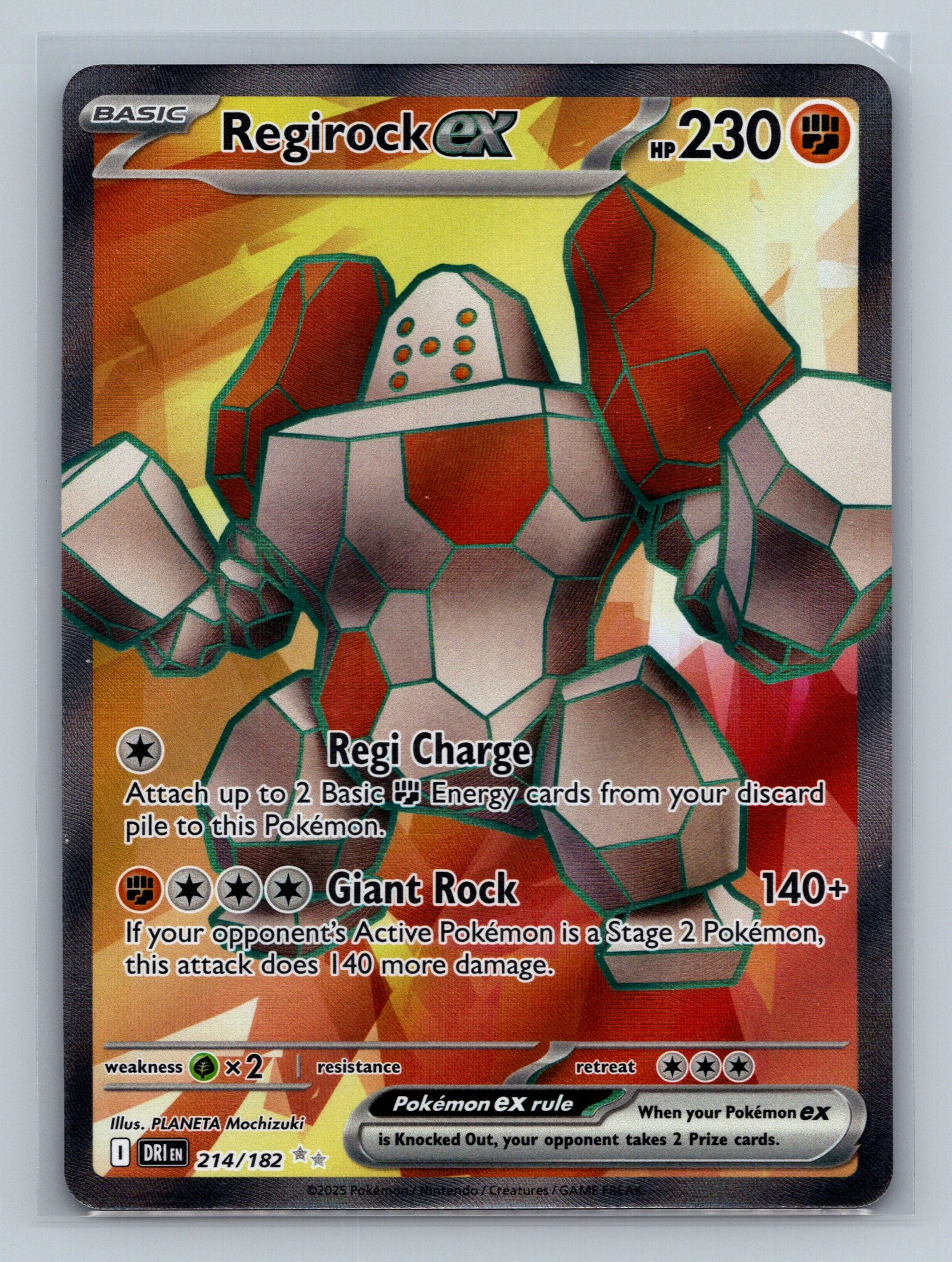 Regirock ex - 214/182