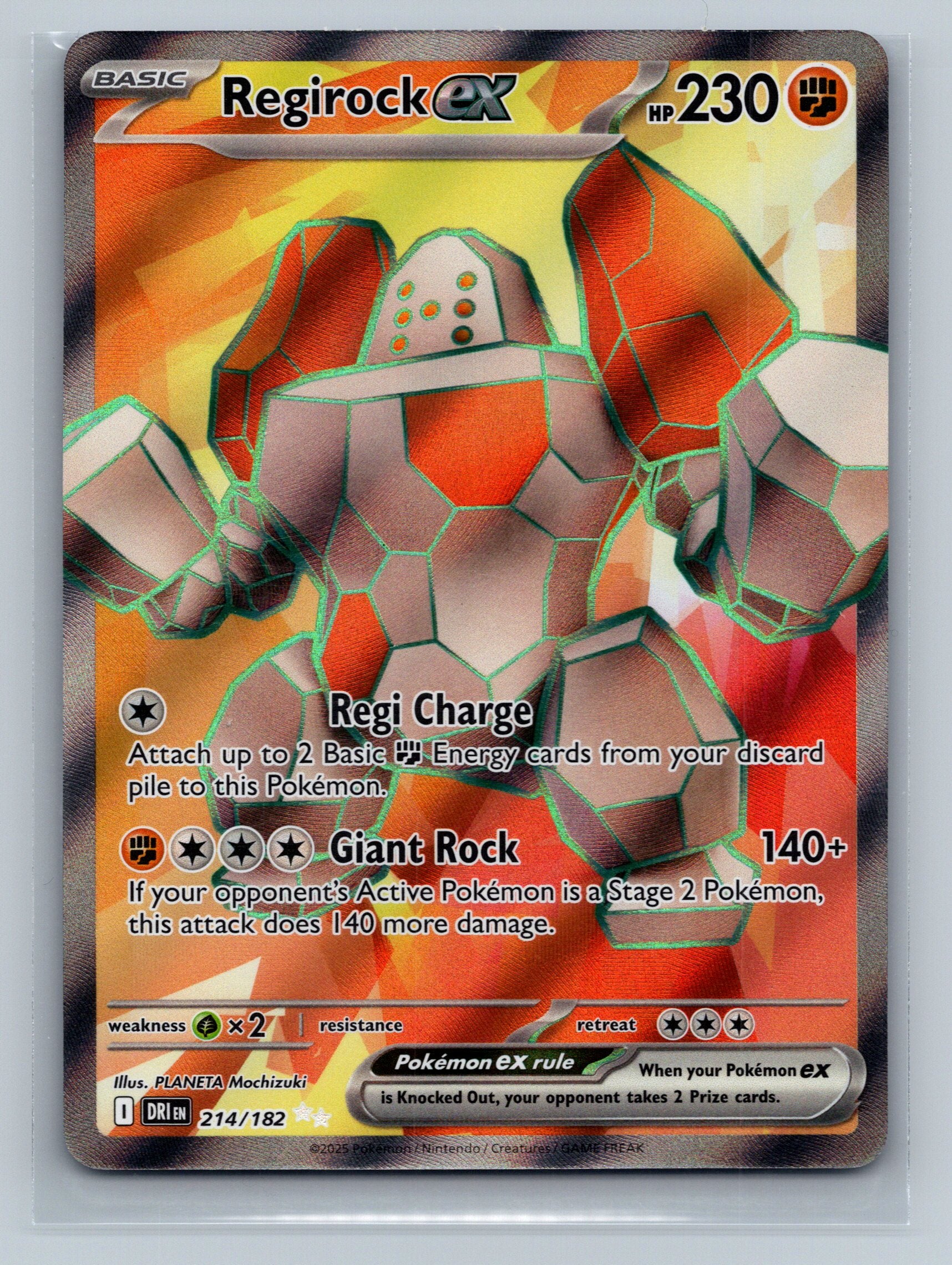 Regirock ex - 214/182
