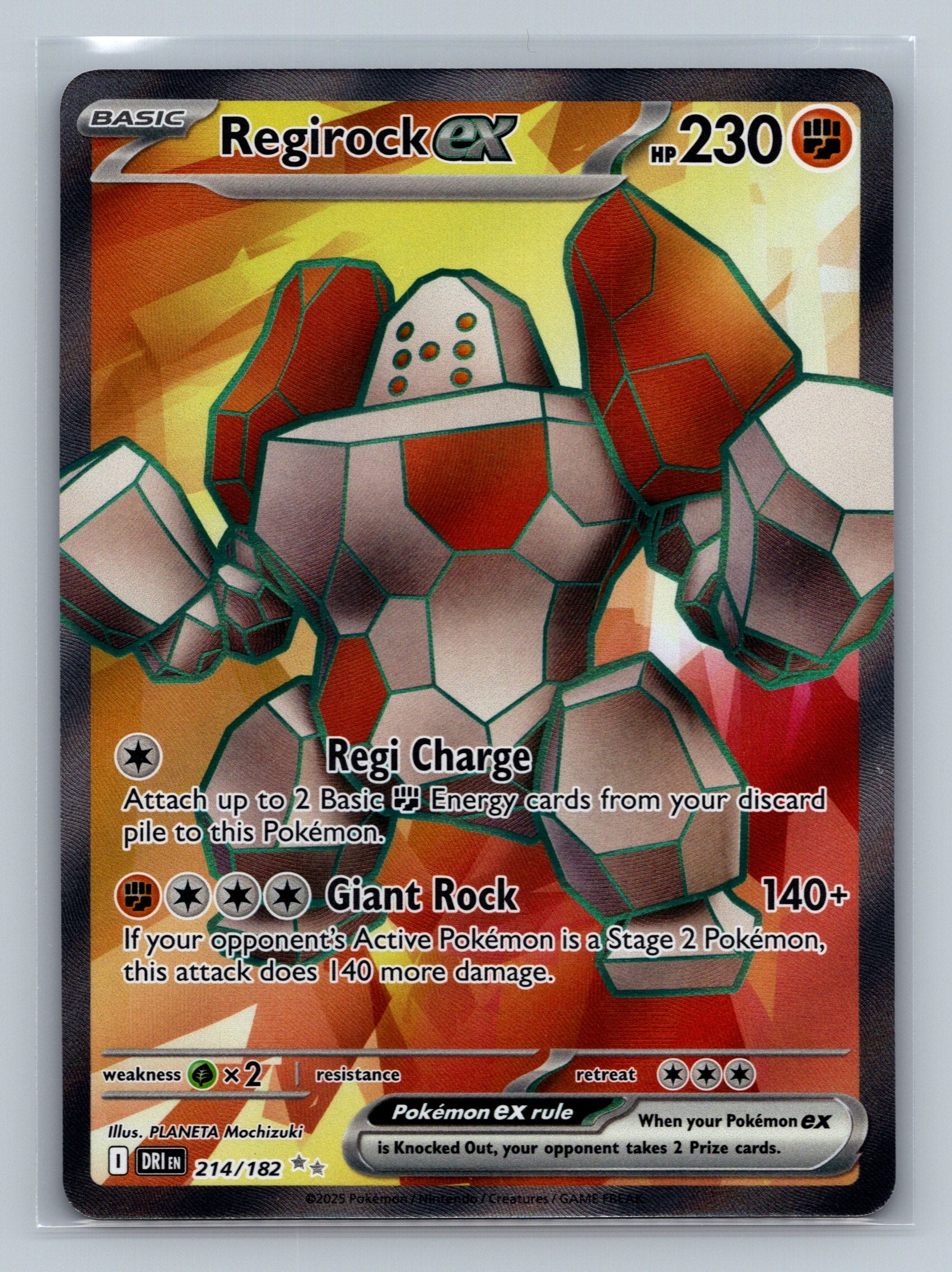 Regirock ex - 214/182