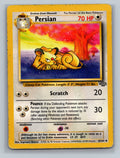Persian 42/64 JU Pokemon Card English Unlimited Moderately Played